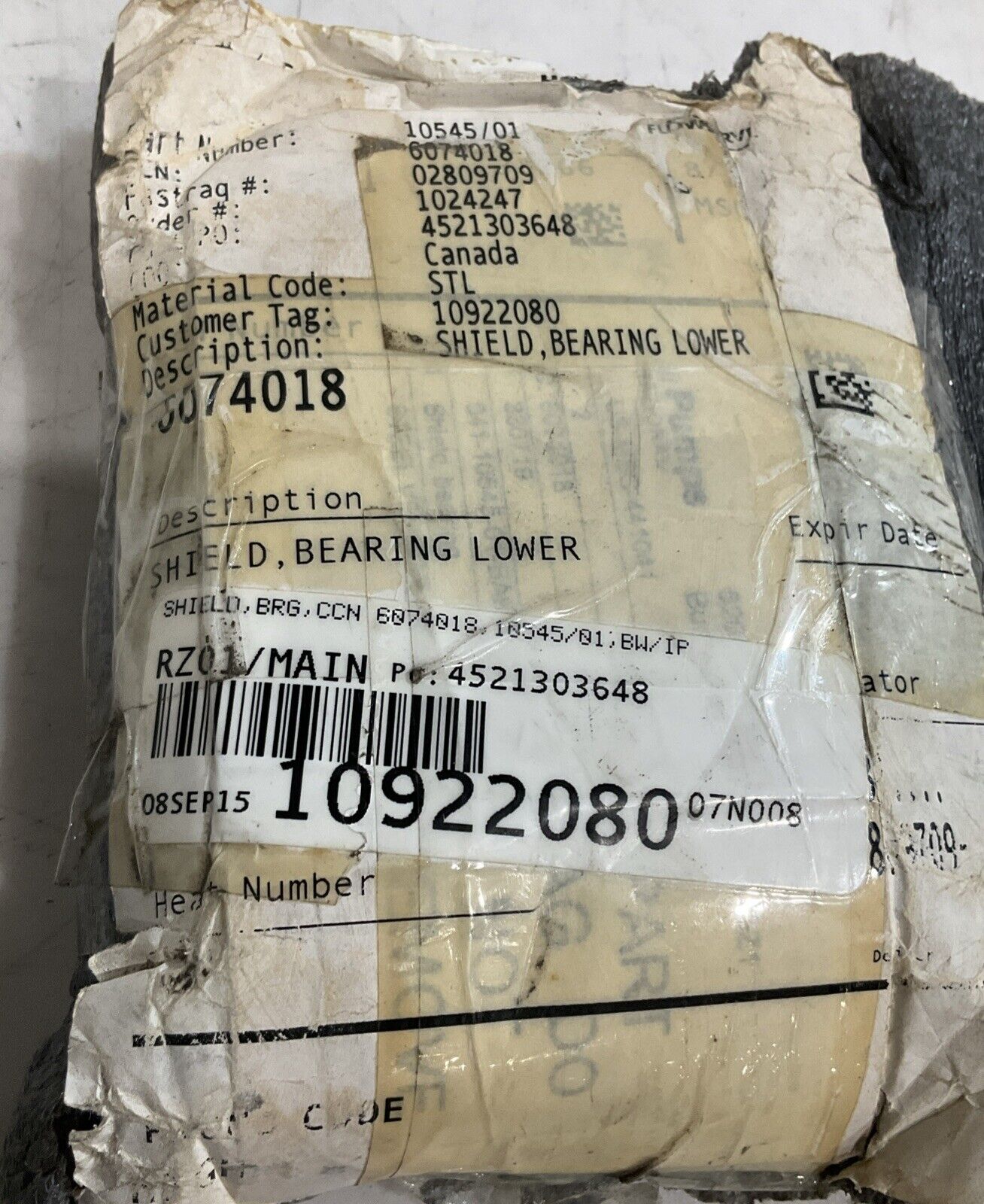 FLOWSERVE 041-10545/01 BAGG BEARING LOWER SHIELD 678-U3S