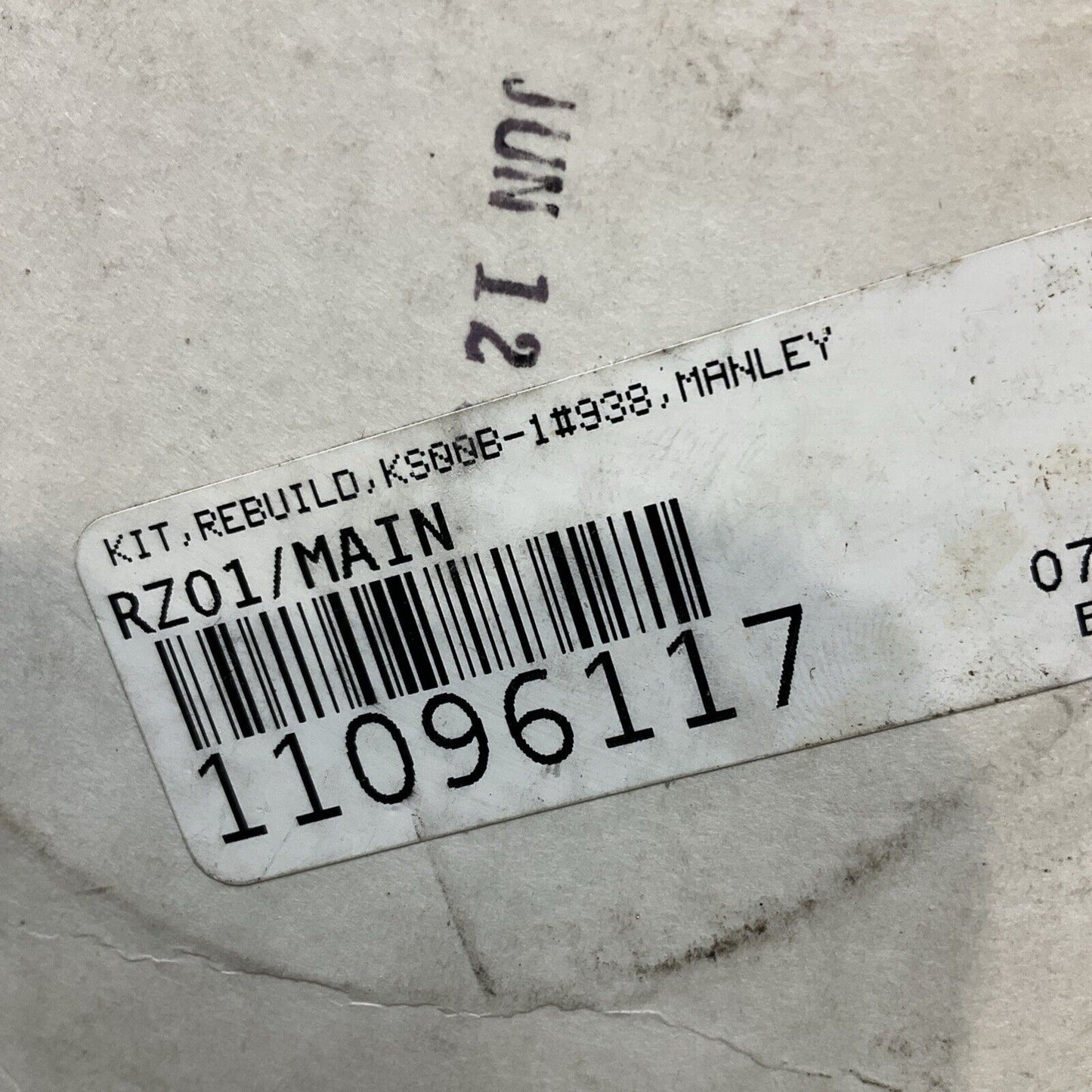MANLEY REBUILD KIT KS00B-1#938 COOK COMPRESSORS 678-U3S