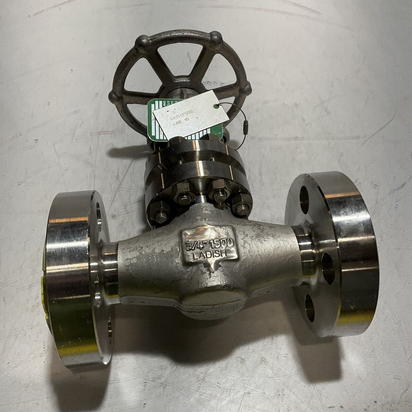 LADISH VALVE 3/4” 1500 8575-5008-BR03-A076-FG1 B8K-F616240 GATE VALVE LBL