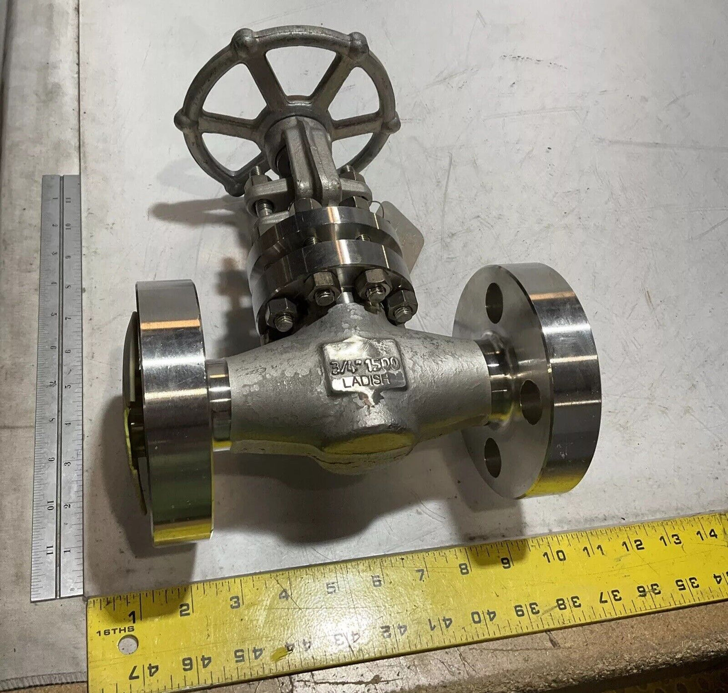 LADISH VALVE 3/4” 1500 8575-5008-BR03-A076-FG1 B8K-F616240 GATE VALVE LBL