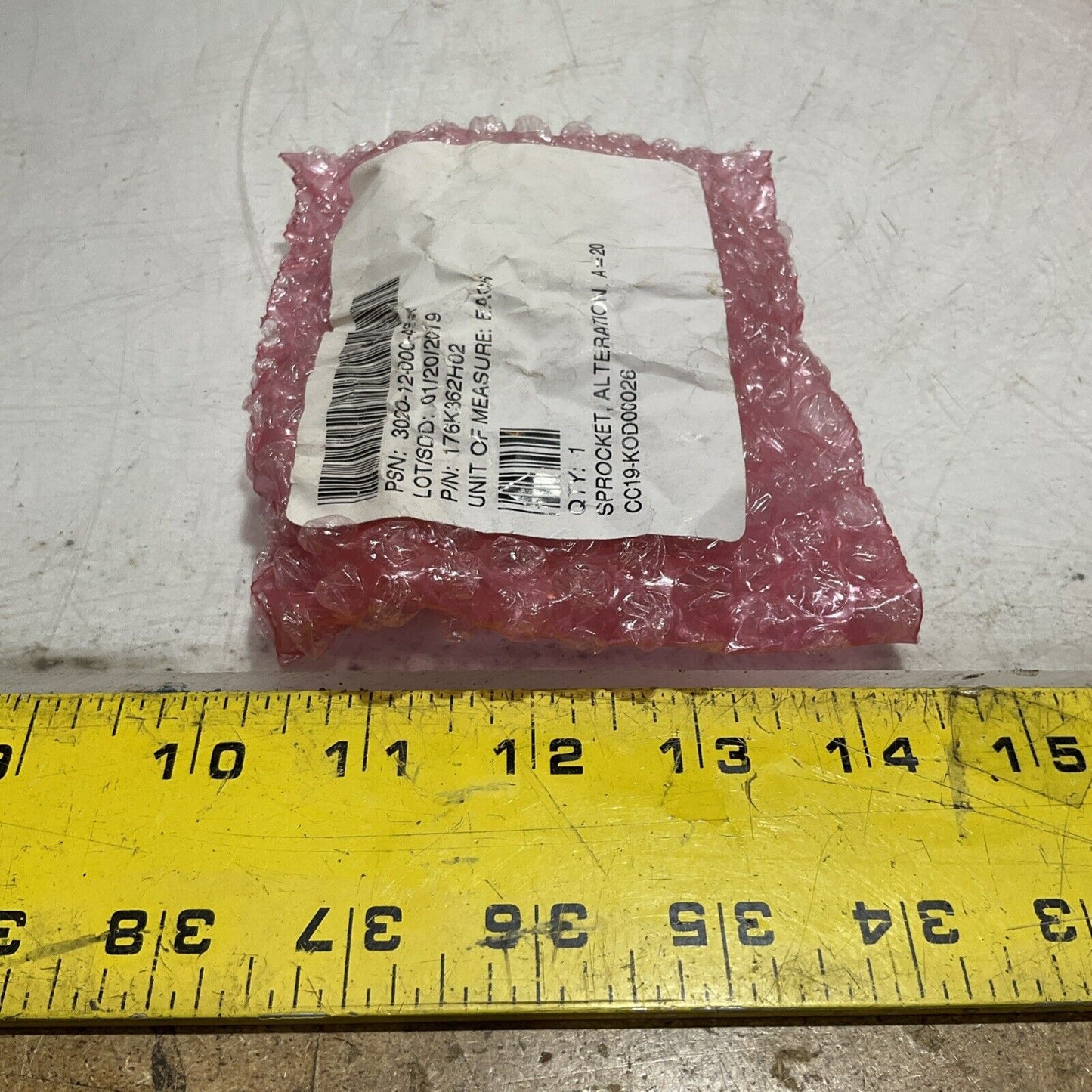 UNBRANDED 176K362H02 ROLLER CHAIN SPROCKET ALTERATION=20 SIZE 40L11 LOT OF 5 U3S