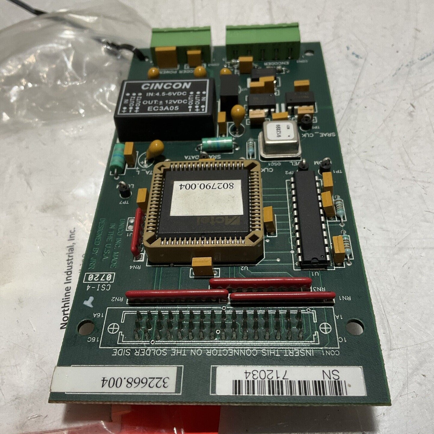 UNICO 322668.004 PCB ENCODER POWER CIRCUIT BREAKER BOARD U3S