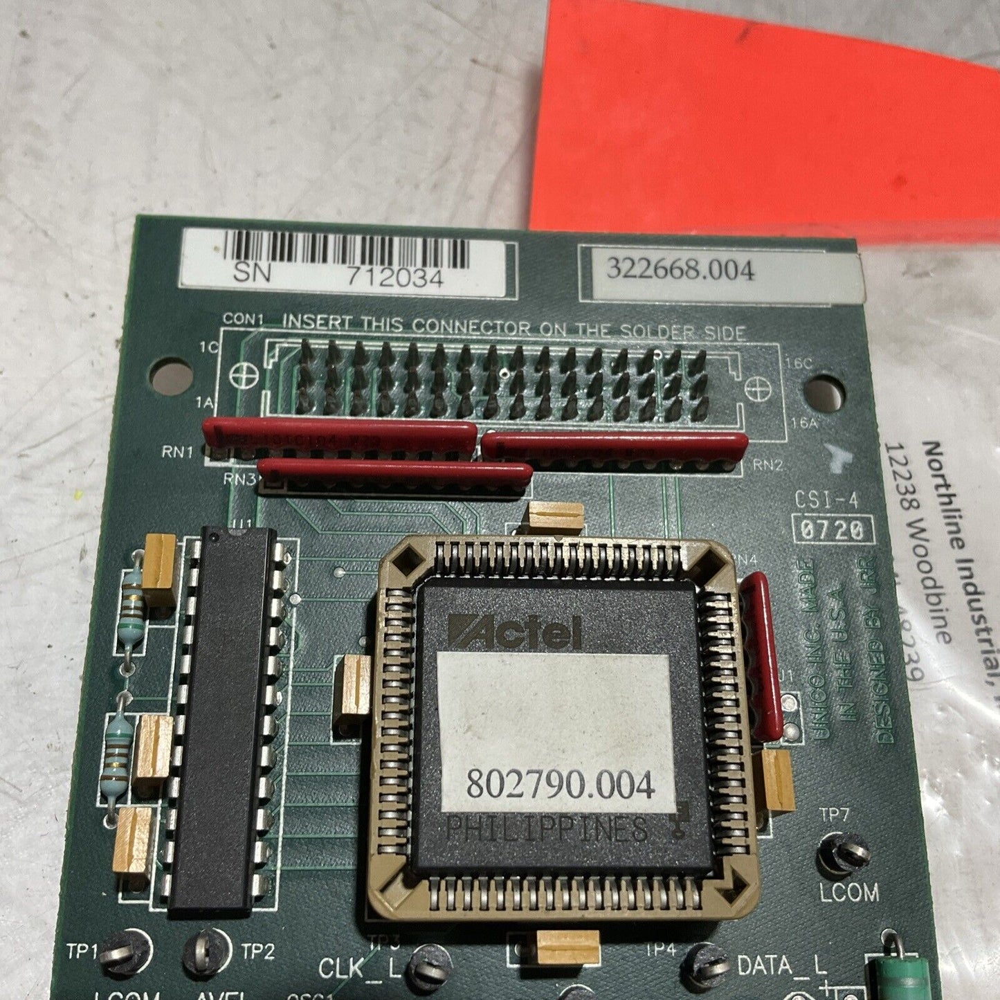 UNICO 322668.004 PCB ENCODER POWER CIRCUIT BREAKER BOARD U3S