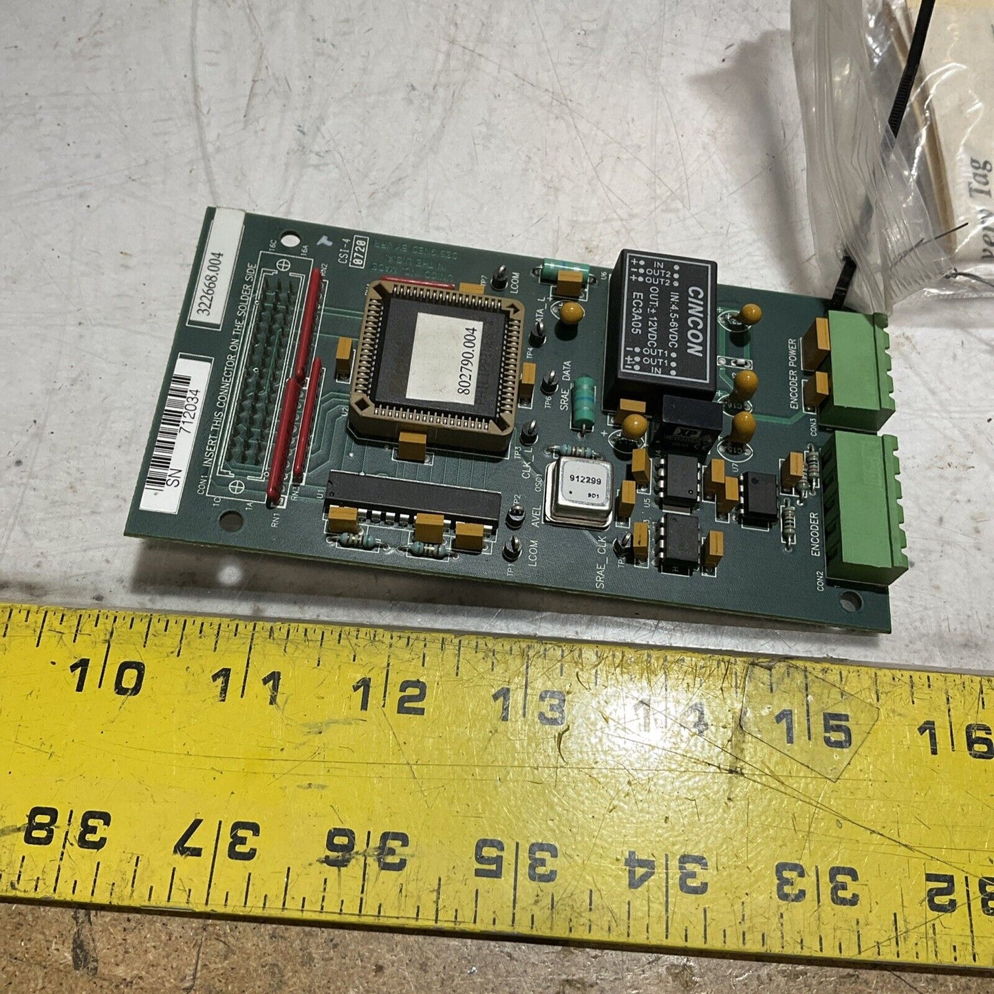 UNICO 322668.004 PCB ENCODER POWER CIRCUIT BREAKER BOARD U3S