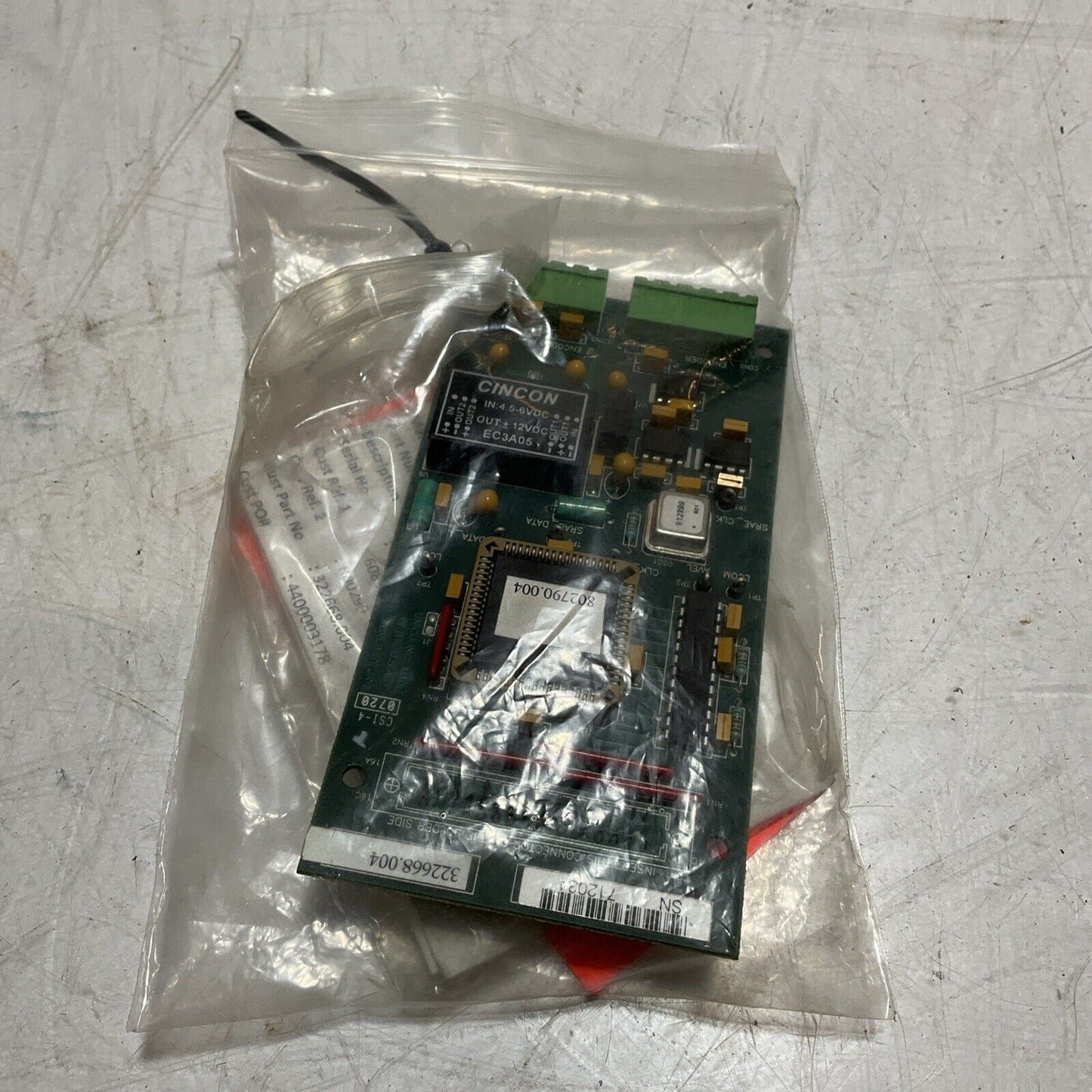 UNICO 322668.004 PCB ENCODER POWER CIRCUIT BREAKER BOARD U3S