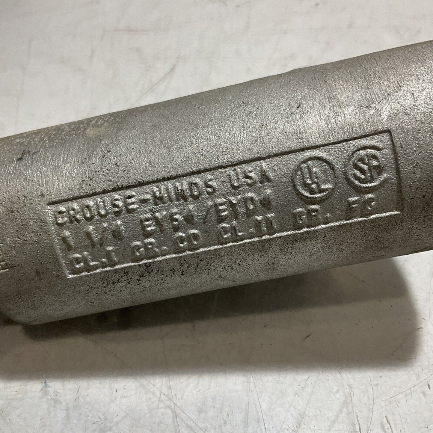 COOPER CROUSE HINDS EYD46 SA FEMALE&MALE CONDUIT SEAL FITTING M/F 1-1/4IN 678