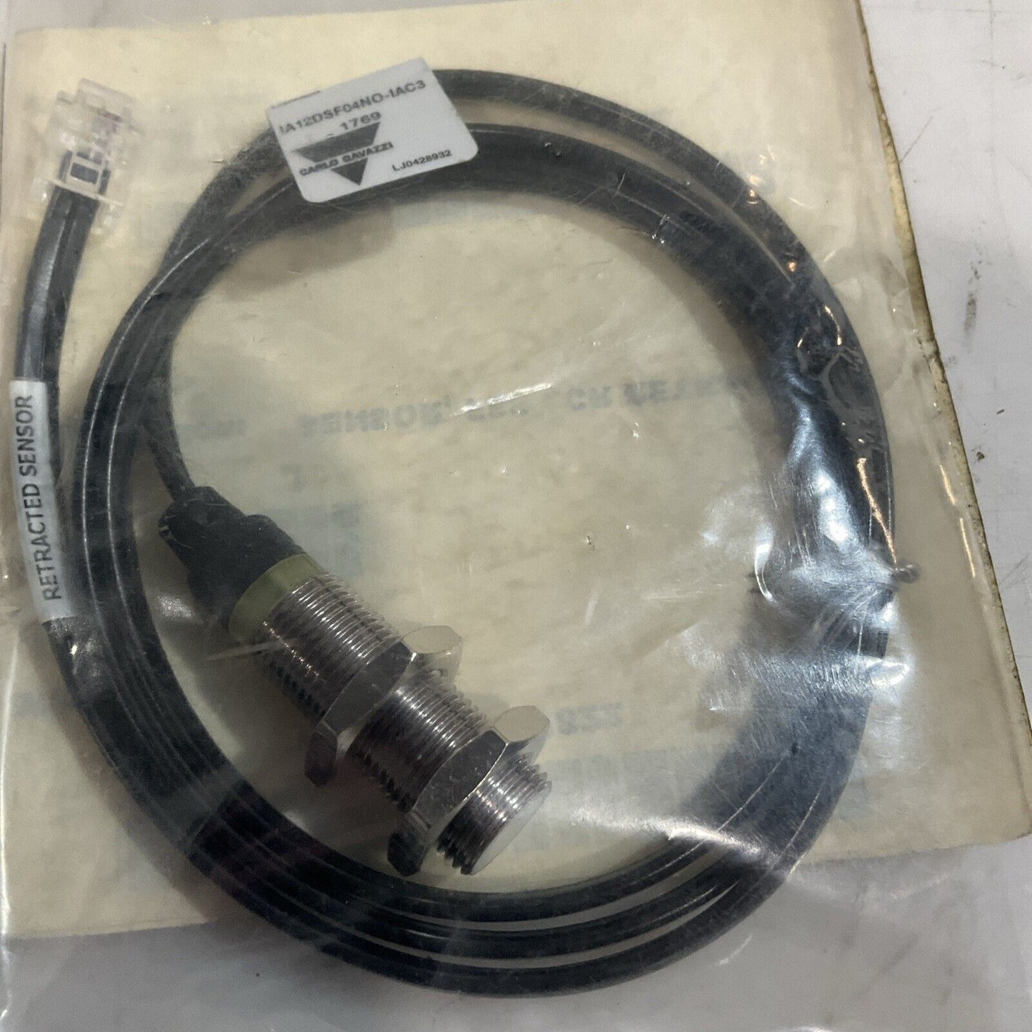 CARLO GAVAZZI IA12DSF04NO-IAC3 RETRACTED PROXIMITY SENSOR U3S