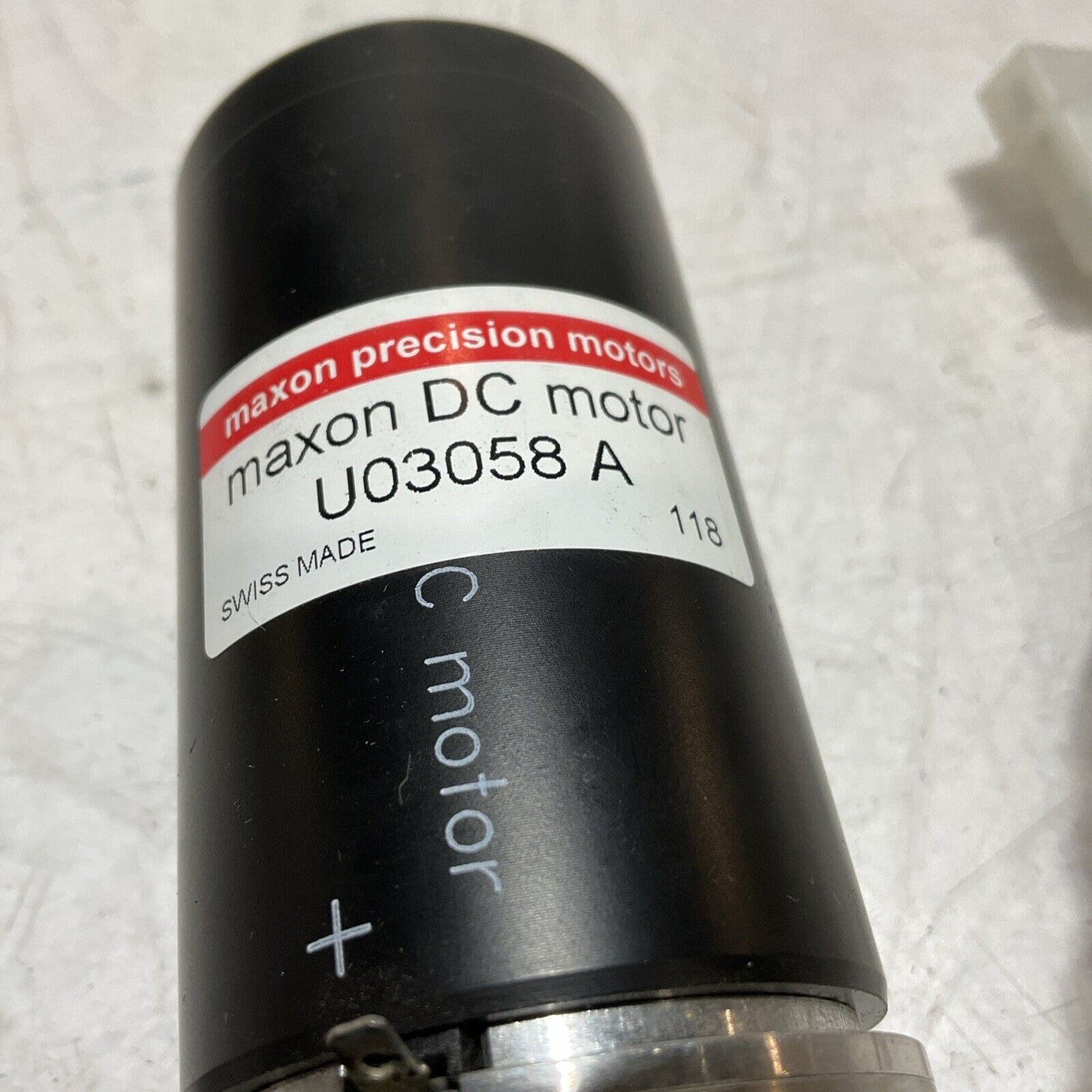 MAXON PRECISION U03058A DC MOTOR W/ HEDS-5540 A12 ENCODER LOT OF 2 U3S