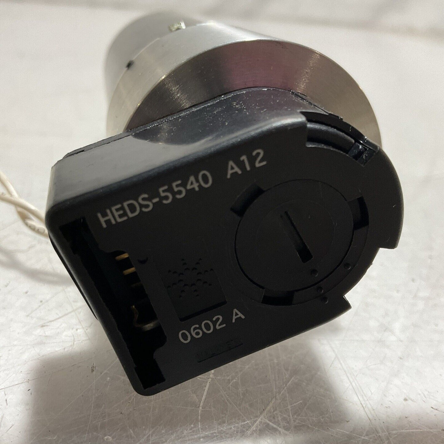 MAXON PRECISION U03058A DC MOTOR W/ HEDS-5540 A12 ENCODER LOT OF 2 U3S