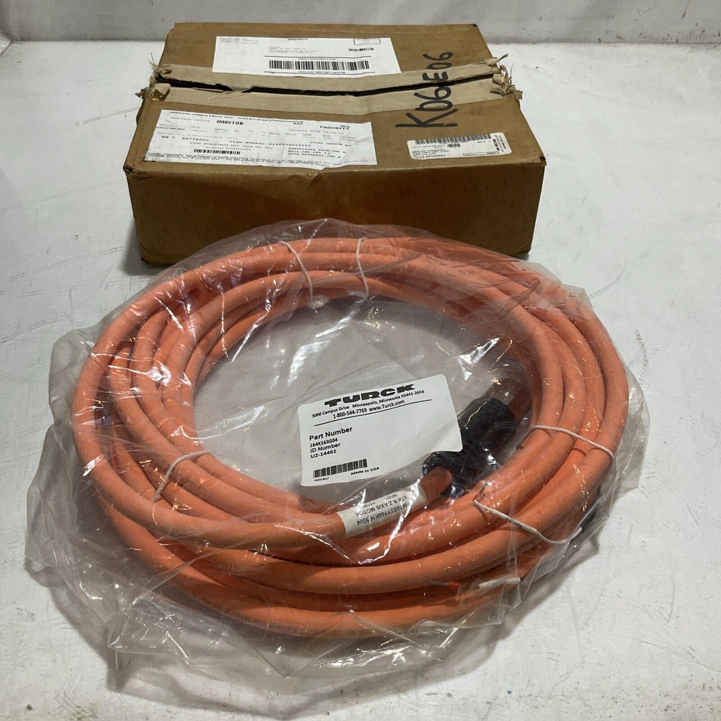 TURCK U2-14461- 164K163G04 CABLE ASSEMBLY W103 U3S