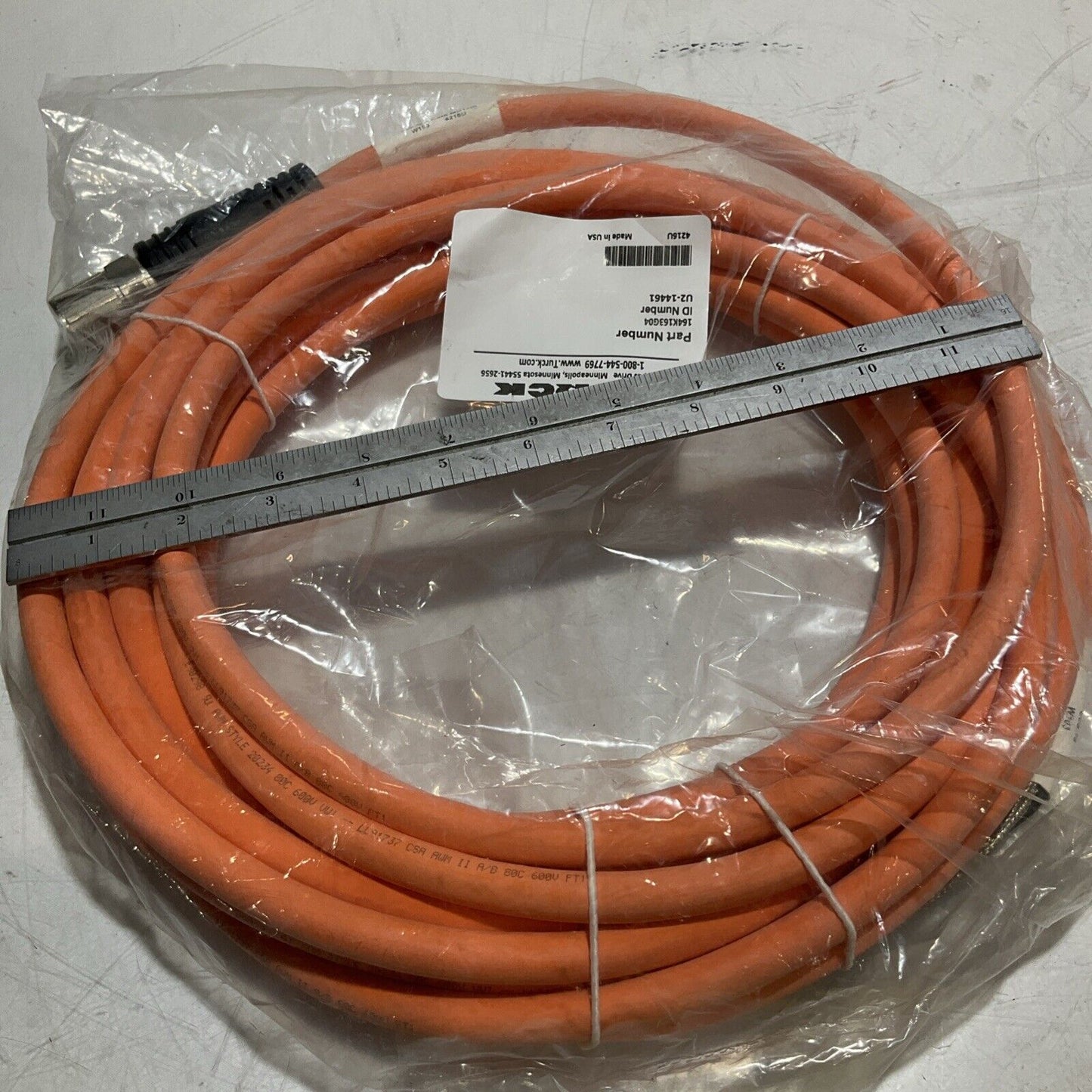 TURCK U2-14461- 164K163G04 CABLE ASSEMBLY W103 U3S