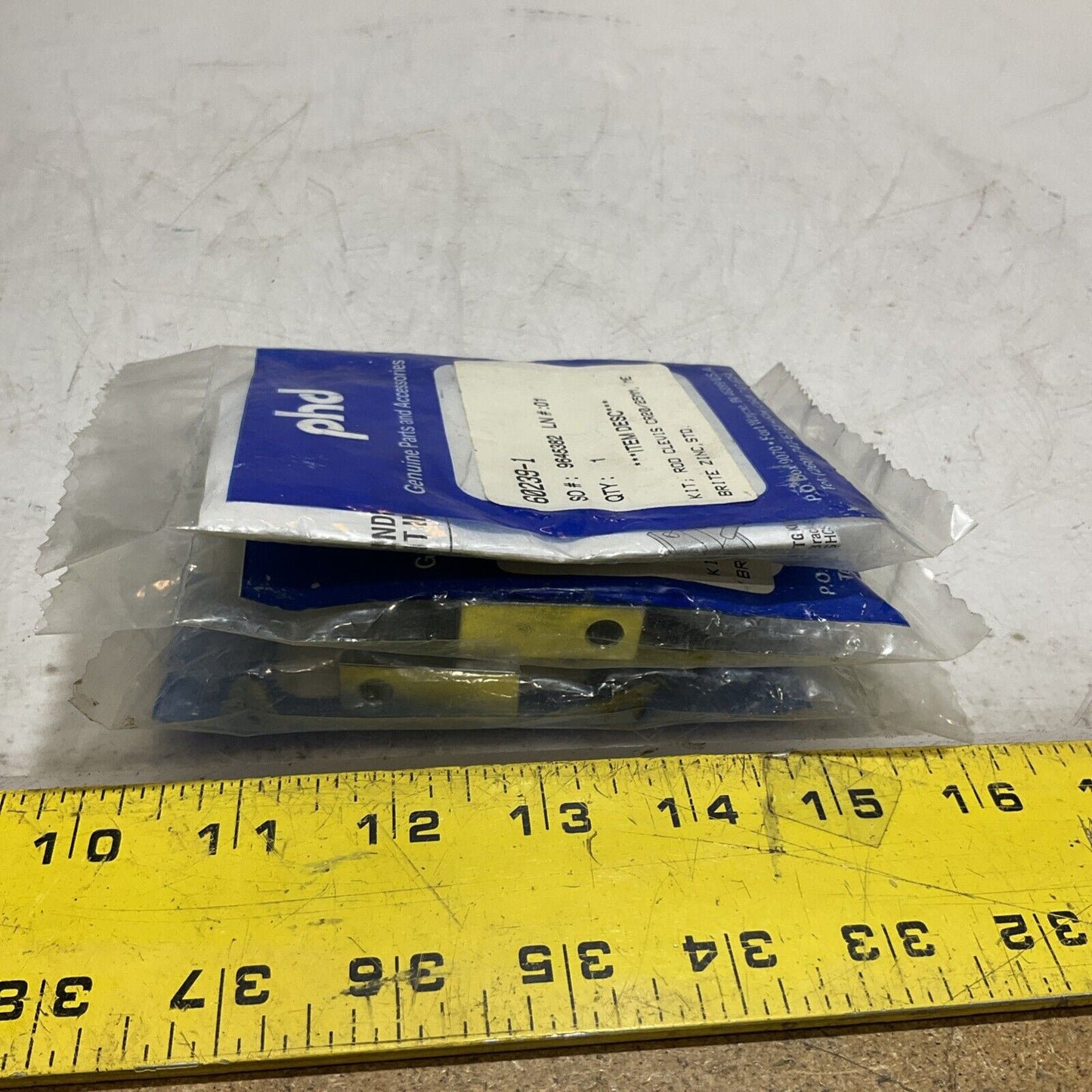 PHD 60239-1 - 9645382 ROD CLEVIS KIT CR20/25MM LOT OF 3 U3S