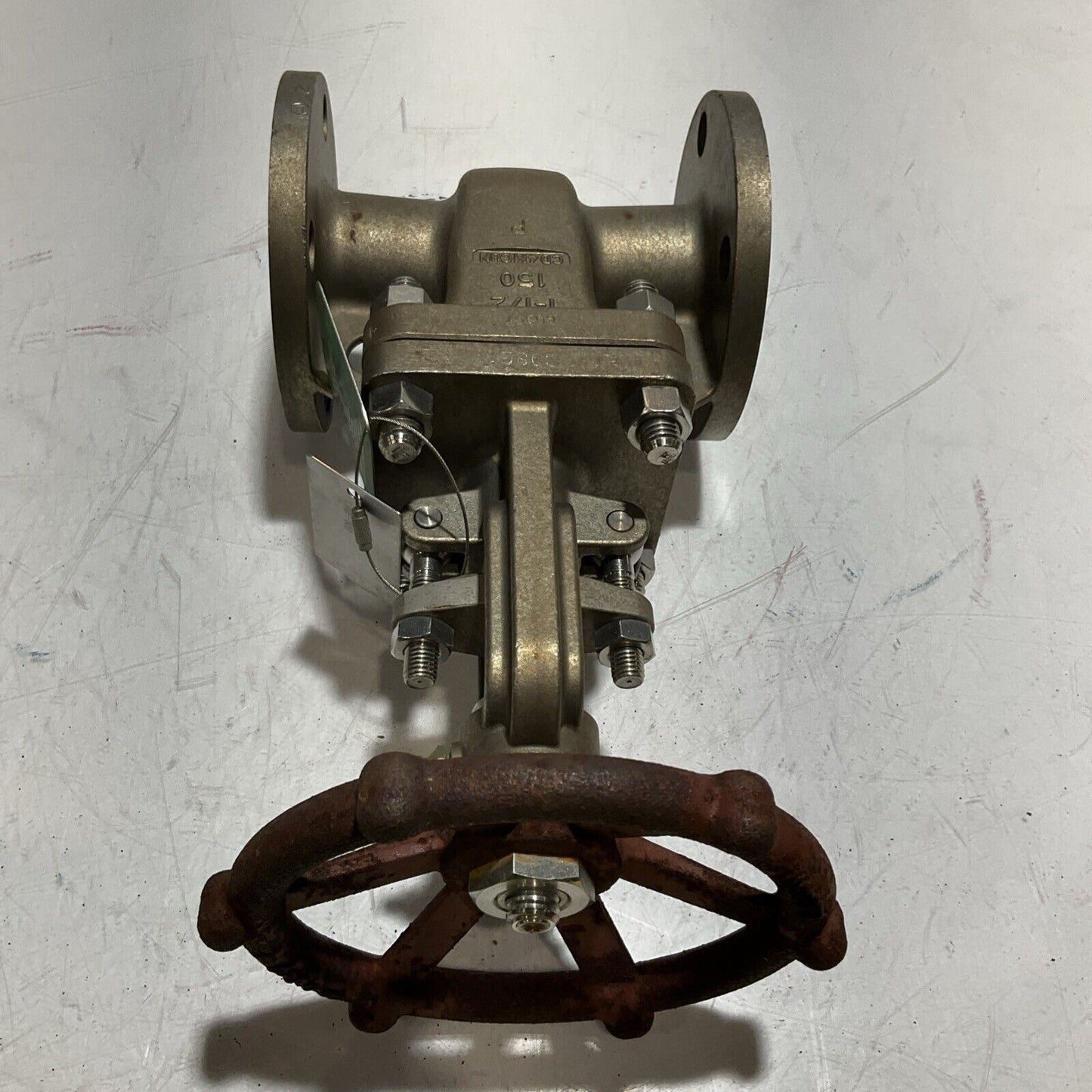 LADISH VALVE CD4MCUM 1-1/2" 150 - 8275-9270-0000-015B STAINLESS GATE VALVE LBL