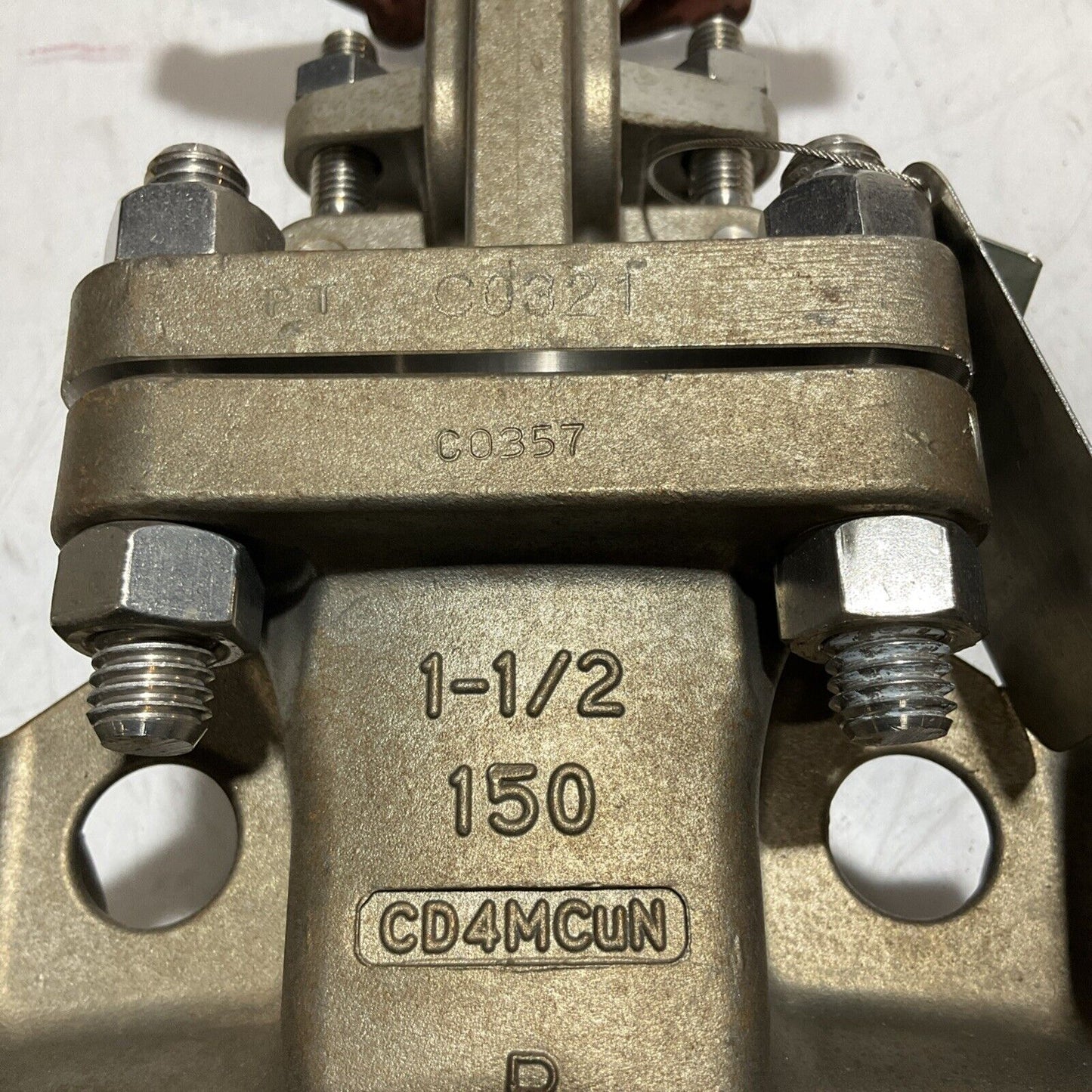 LADISH VALVE CD4MCUM 1-1/2" 150 - 8275-9270-0000-015B STAINLESS GATE VALVE LBL
