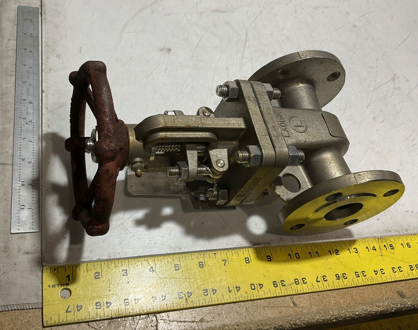 LADISH VALVE CD4MCUM 1-1/2" 150 - 8275-9270-0000-015B STAINLESS GATE VALVE LBL