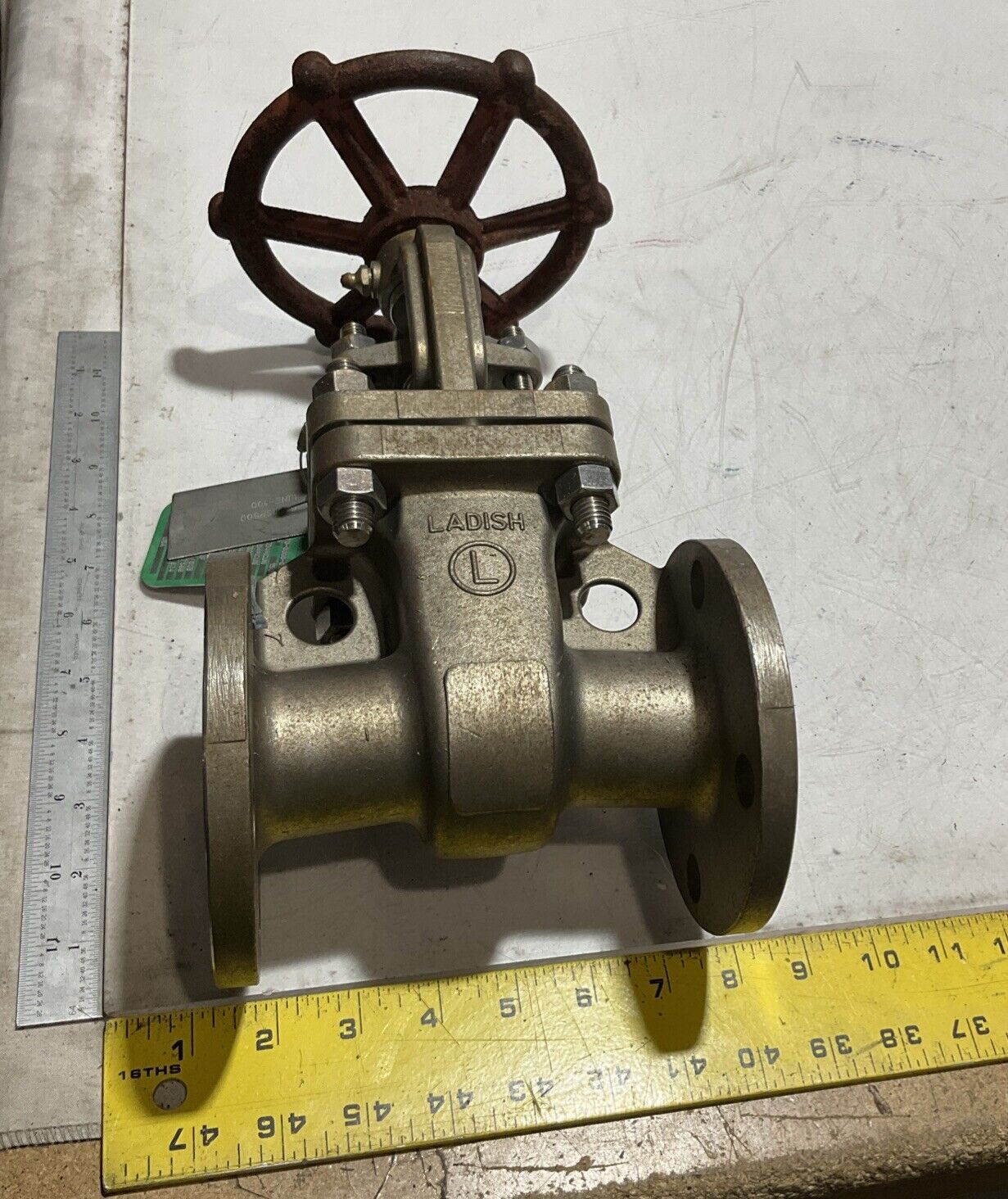 LADISH VALVE CD4MCUM 1-1/2" 150 - 8275-9270-0000-015B STAINLESS GATE VALVE LBL