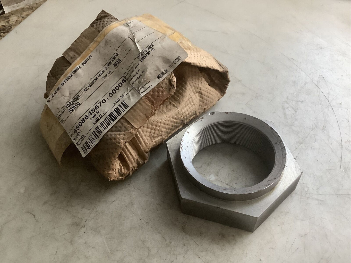 DRESSER WORTHINGTON 043914-01 ADJUSTING NUT 678