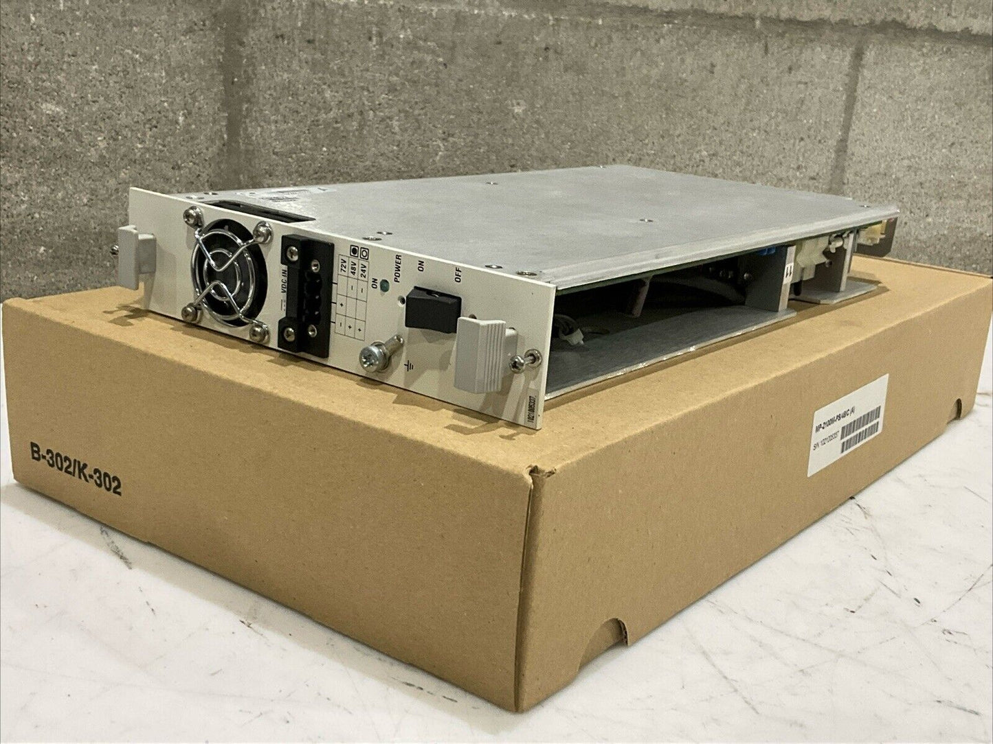 TELKOOR MP2100M 900-0136-10 MP-2100M-PS/48/C (A) POWER SUPPLY 48V T6Y
