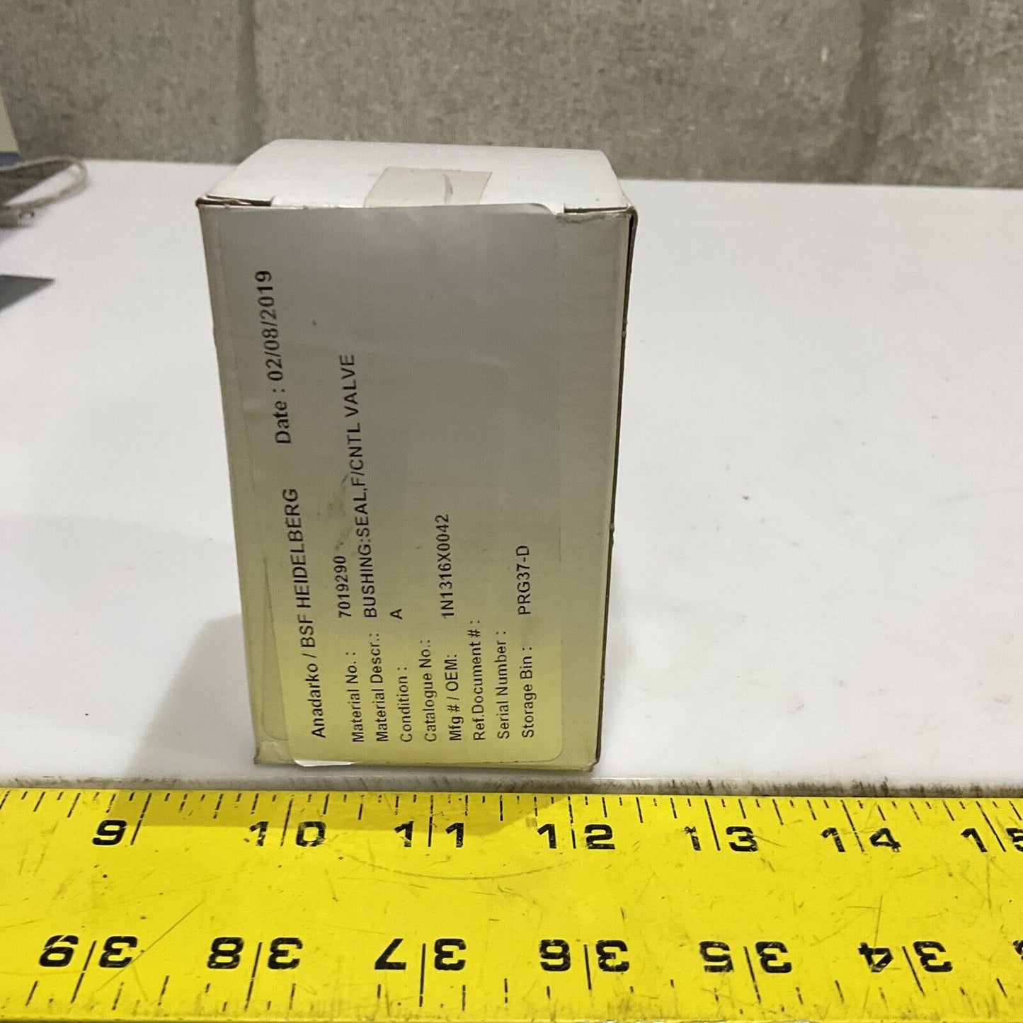 FISHER 1N1316X0042 BUSHING SEAL F/CNTL VALVE 603