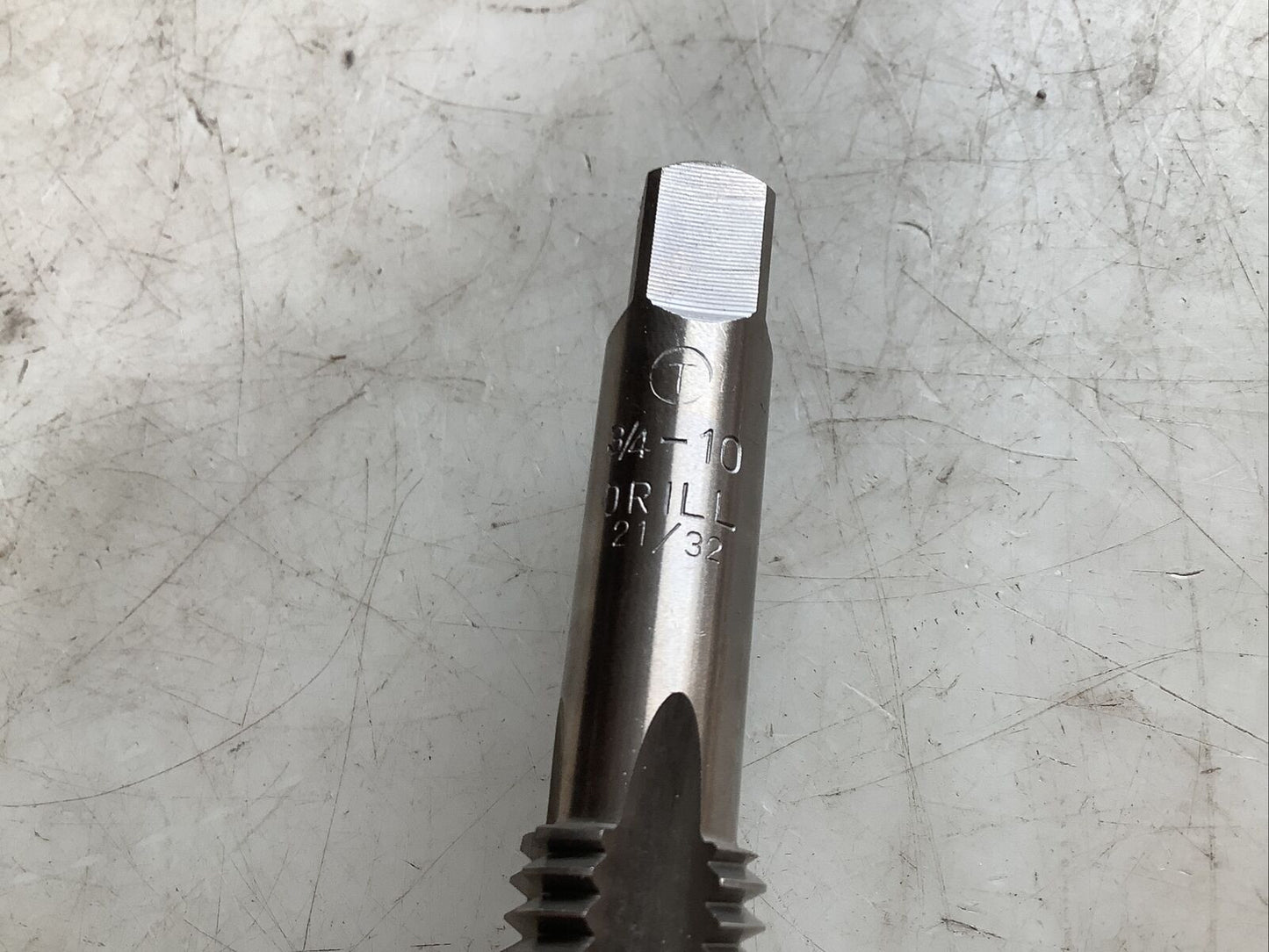 TRIUMPH TWIST DRILL WC10 CARBON STEEL TAP 3/4IN-10 476