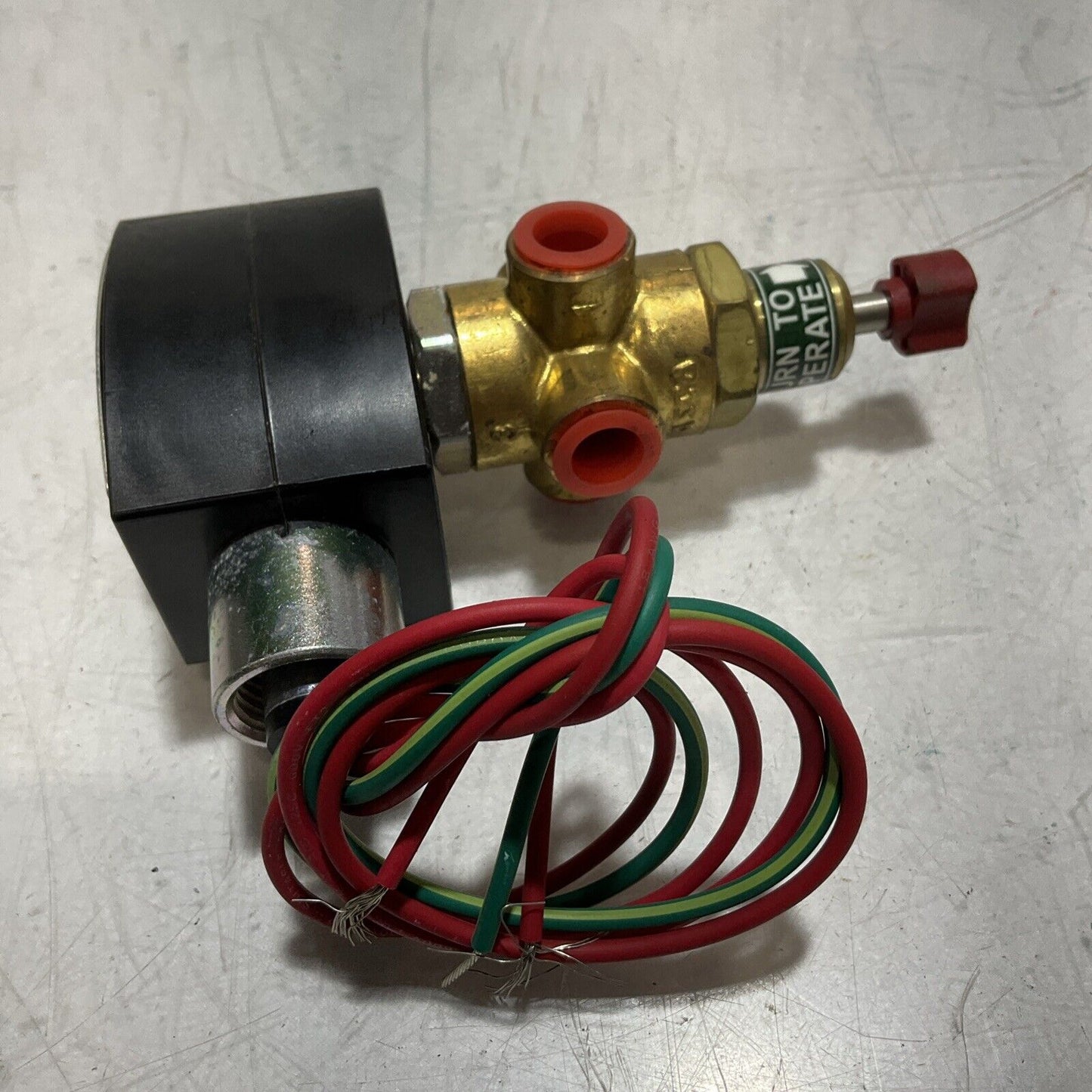 ASCO-RED-HAT EF8320G176MS- EF8003G2 SOLENOID VALVE 120/60 110/50 17.1W 1/4IN 678