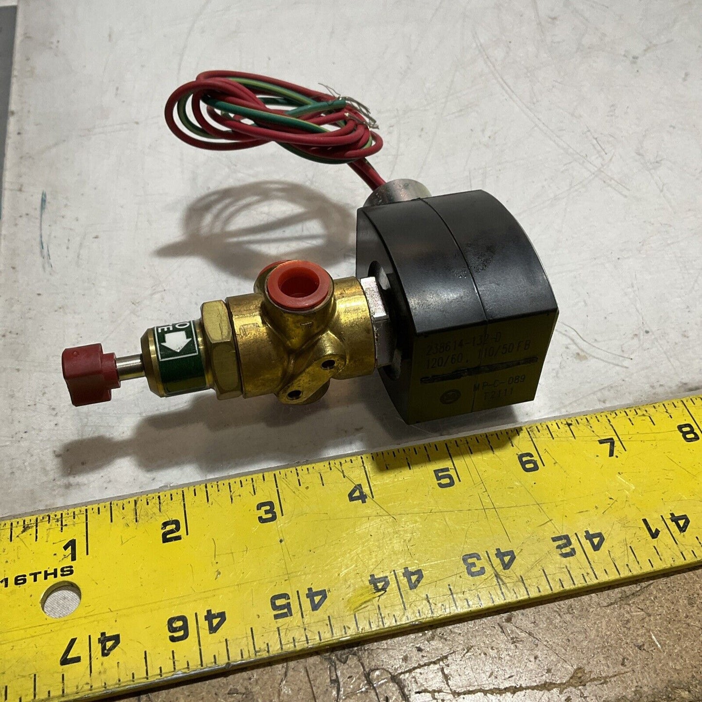 ASCO-RED-HAT EF8320G176MS- EF8003G2 SOLENOID VALVE 120/60 110/50 17.1W 1/4IN 678
