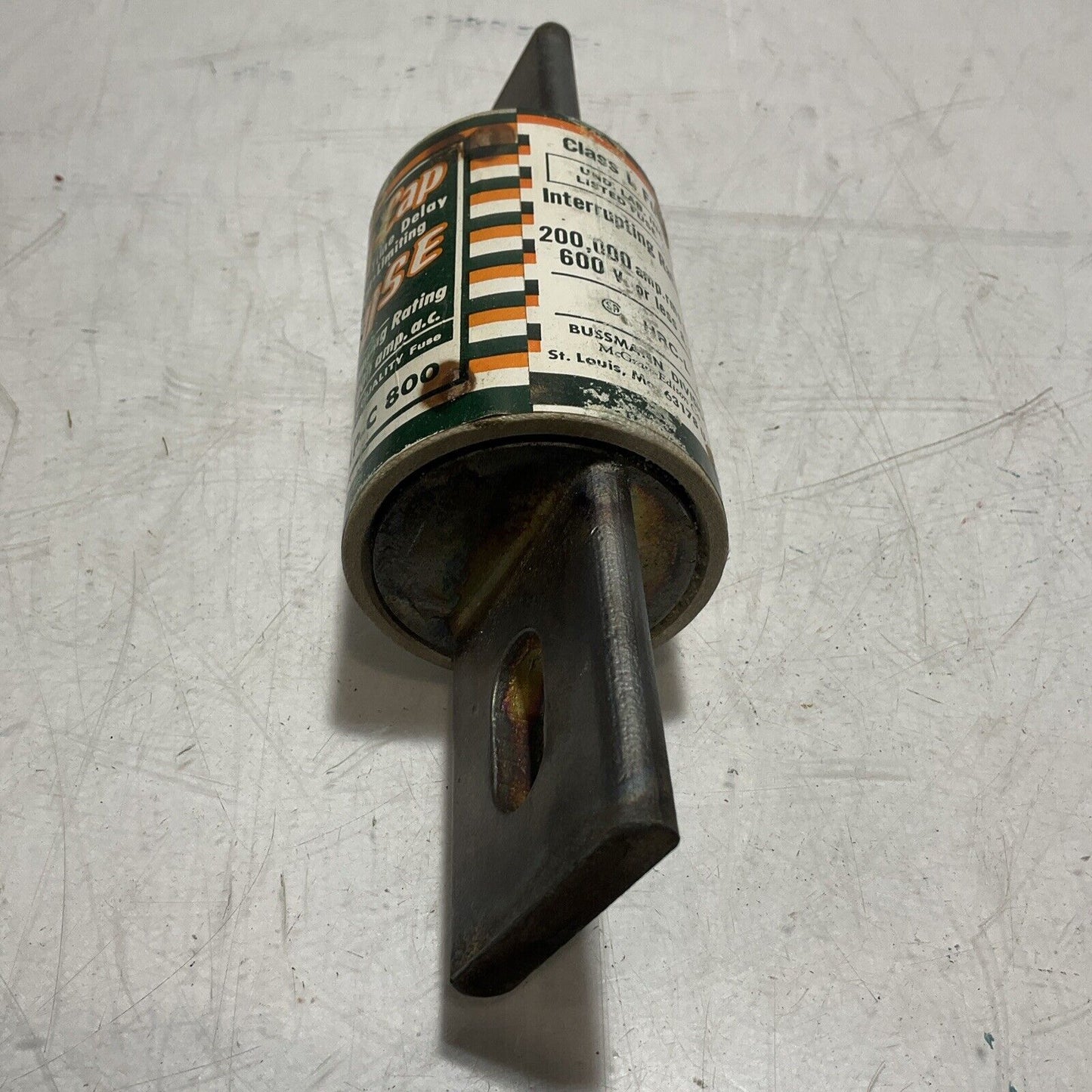 BUSSMANN HI-CAP-FUSE KRP-C-800 LOW-PEAK CLASS L FUSE 200,00AMP 600V U3S
