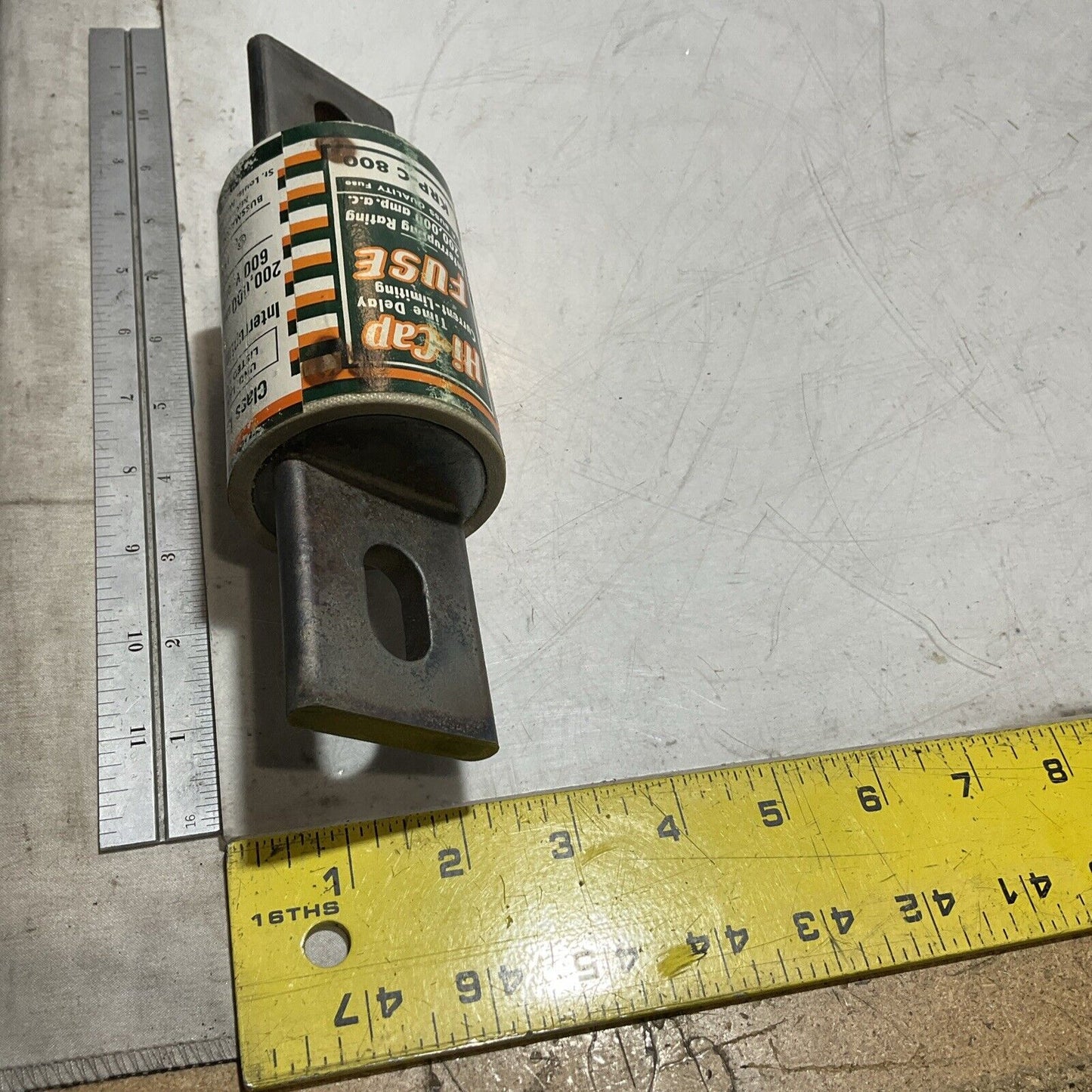 BUSSMANN HI-CAP-FUSE KRP-C-800 LOW-PEAK CLASS L FUSE 200,00AMP 600V U3S