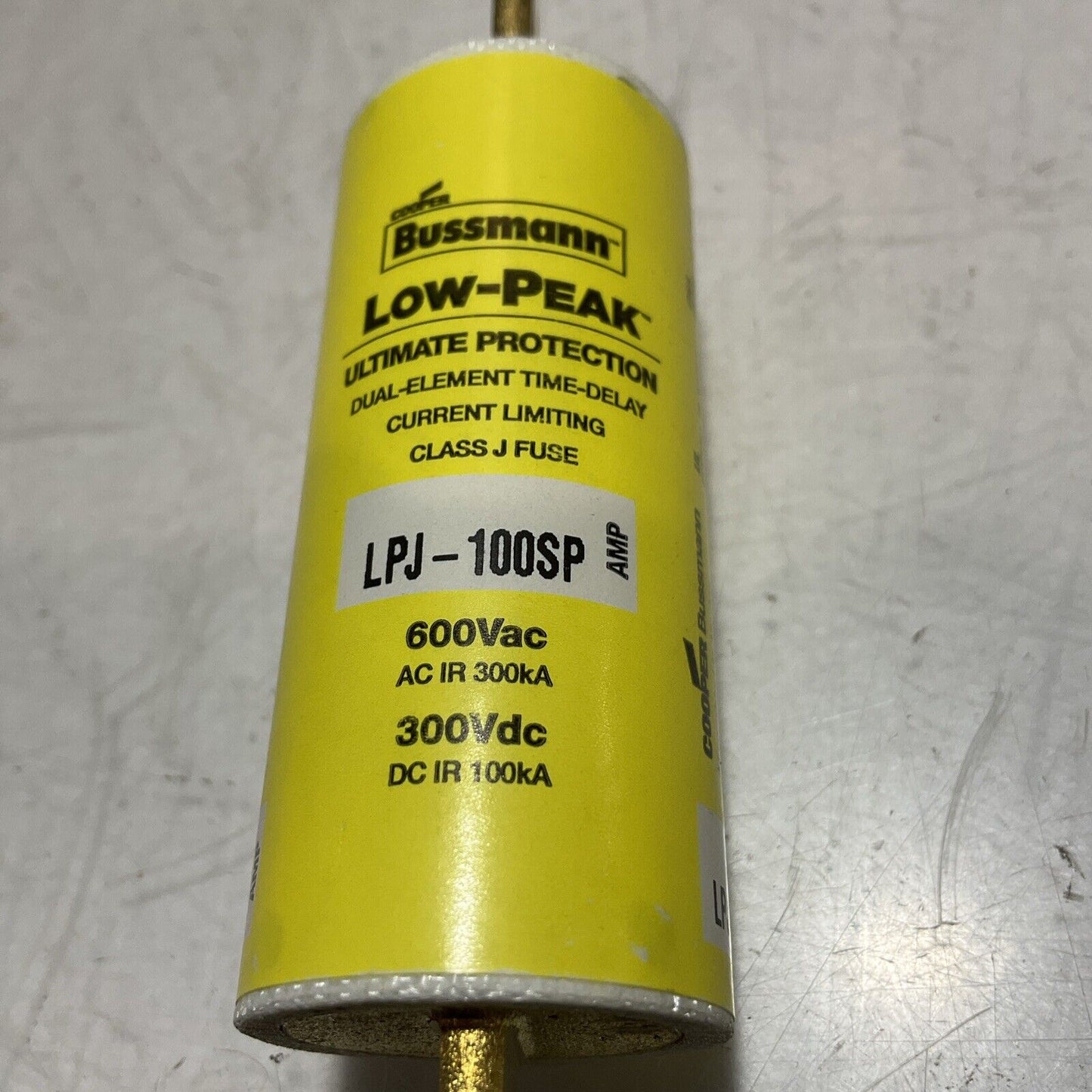 COOPER- BUSSMANN LPJ-100SP LOW-PEAK ULTIMATE PROTECTION DUAL TIME-DELAY U3S
