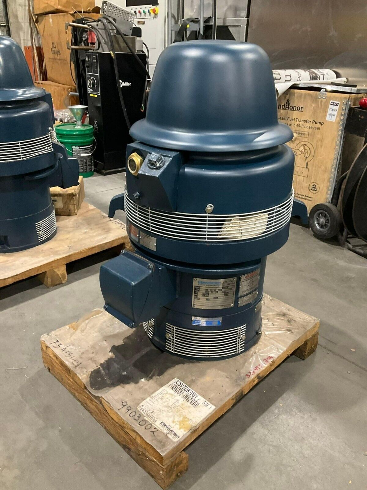 MARATHON ELECTRIC VERTICAL HOLLOW SHAFT MOTOR 6K 326VTDB7001 R47 3P 60HZ 3540RPM
