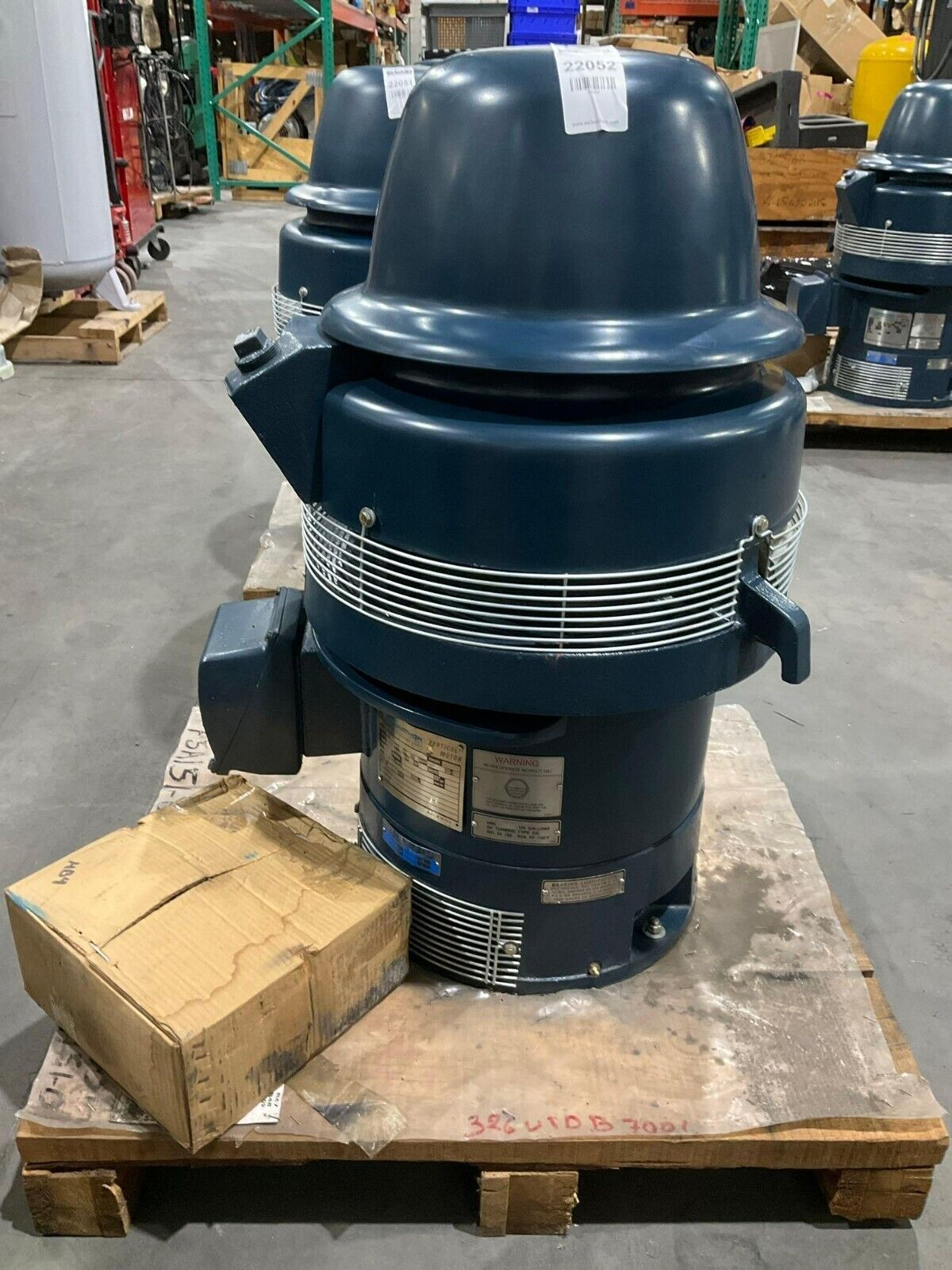 MARATHON ELECTRIC VERTICAL HOLLOW SHAFT MOTOR 6K 326VTDB7001 R47 3P 60HZ 3540RPM