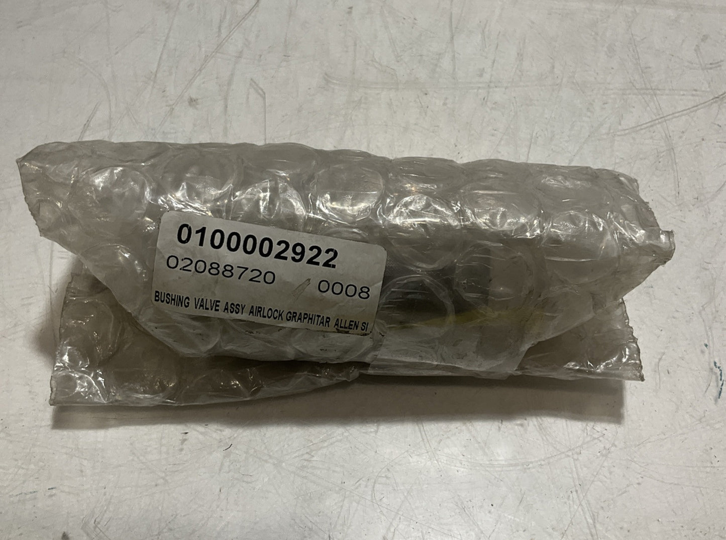 ALLEN SHERMAN HOFF A-15657 AIRLOCK GRAPHITAR BUSHING VALVE LOT OF 3 373-U3S