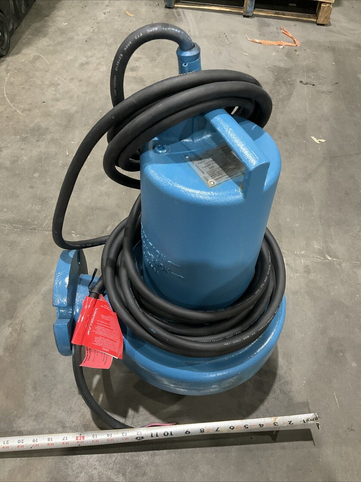 CRANE BARNES 3SEH1544L 132735H CENTRIFUGAL PUMP 1750 RPM 3 PH 60 HZ 1.5HP 460 V