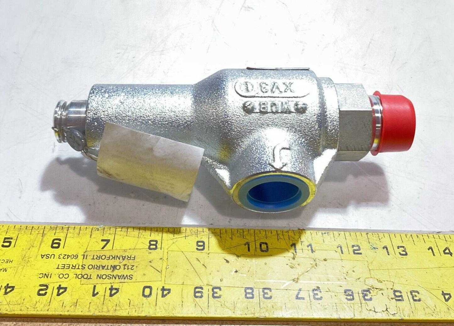 MERCER VALVE 91-17D51V05E1 SERIES 9100 SIZE 1 RELIEF VALVE 65PSI K9S