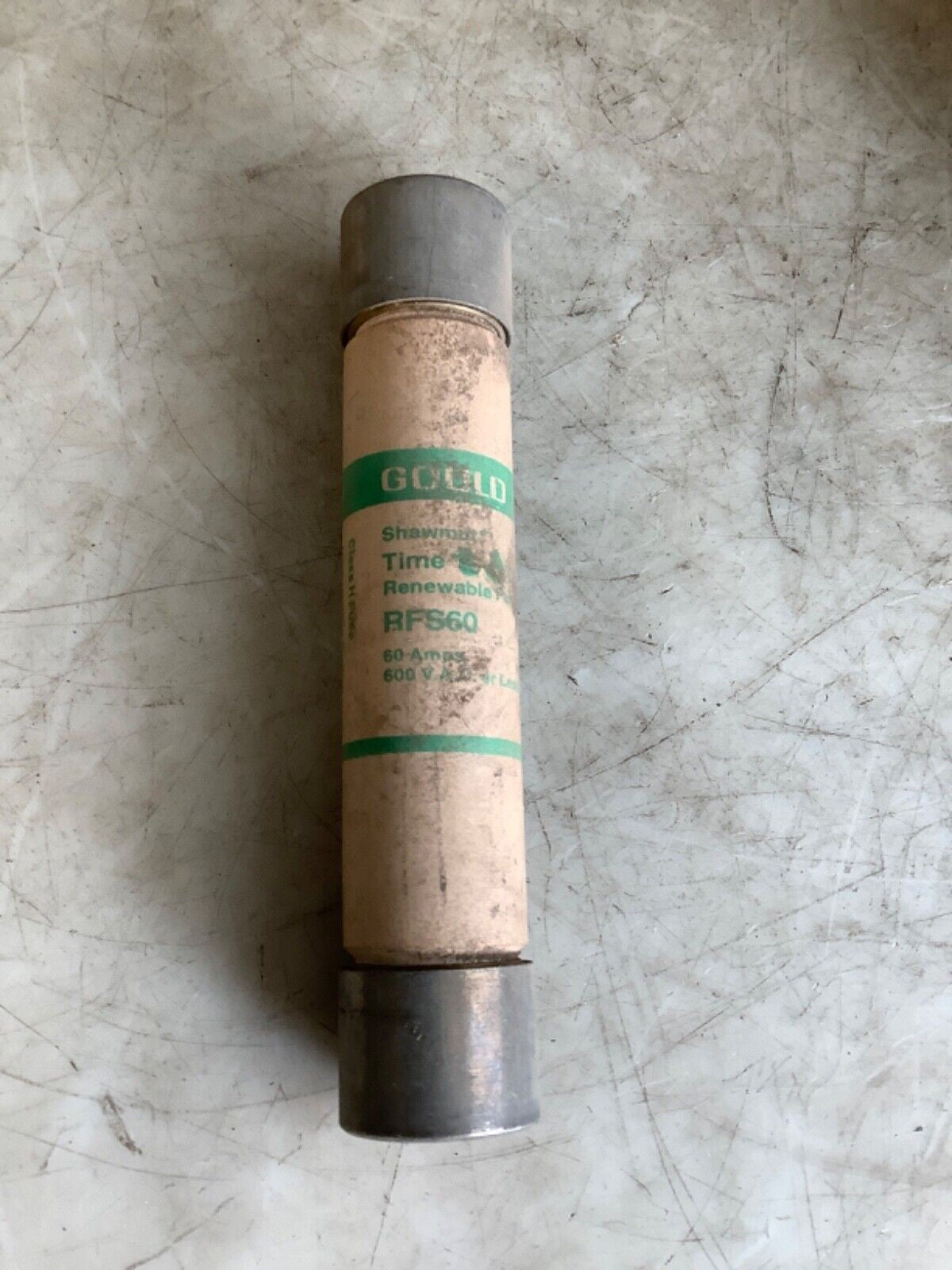GOULD RFS60 RENEWABLE FUSE 60A 222 - QTY 19 U3S