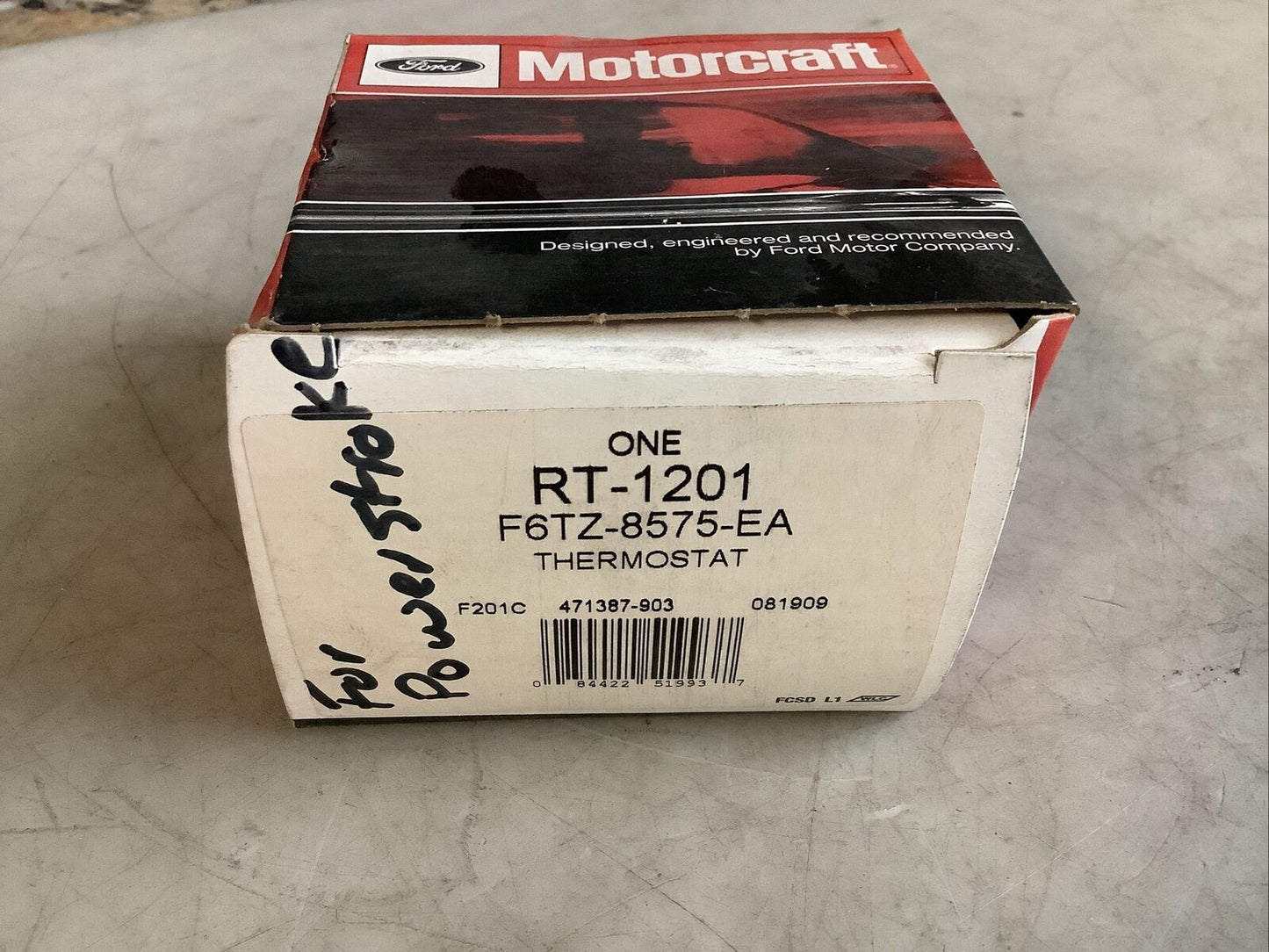 FORD RT-1201 F6TZ-8575-EA ENGINE COOLANT THERMOSTAT 476