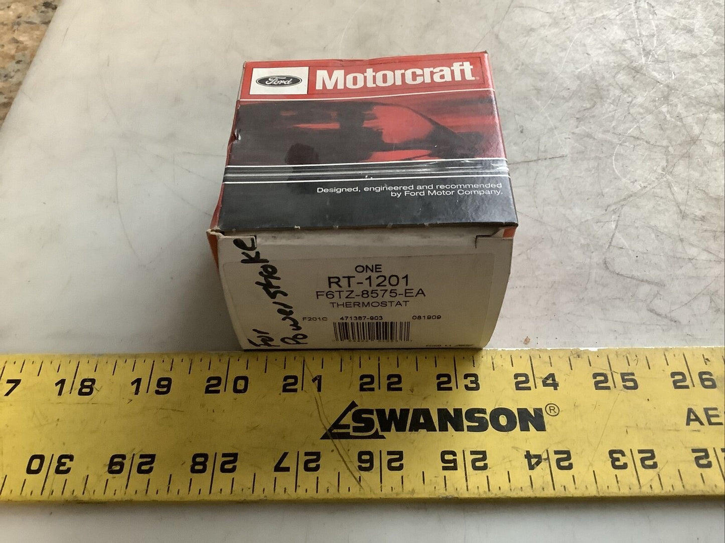 FORD RT-1201 F6TZ-8575-EA ENGINE COOLANT THERMOSTAT 476