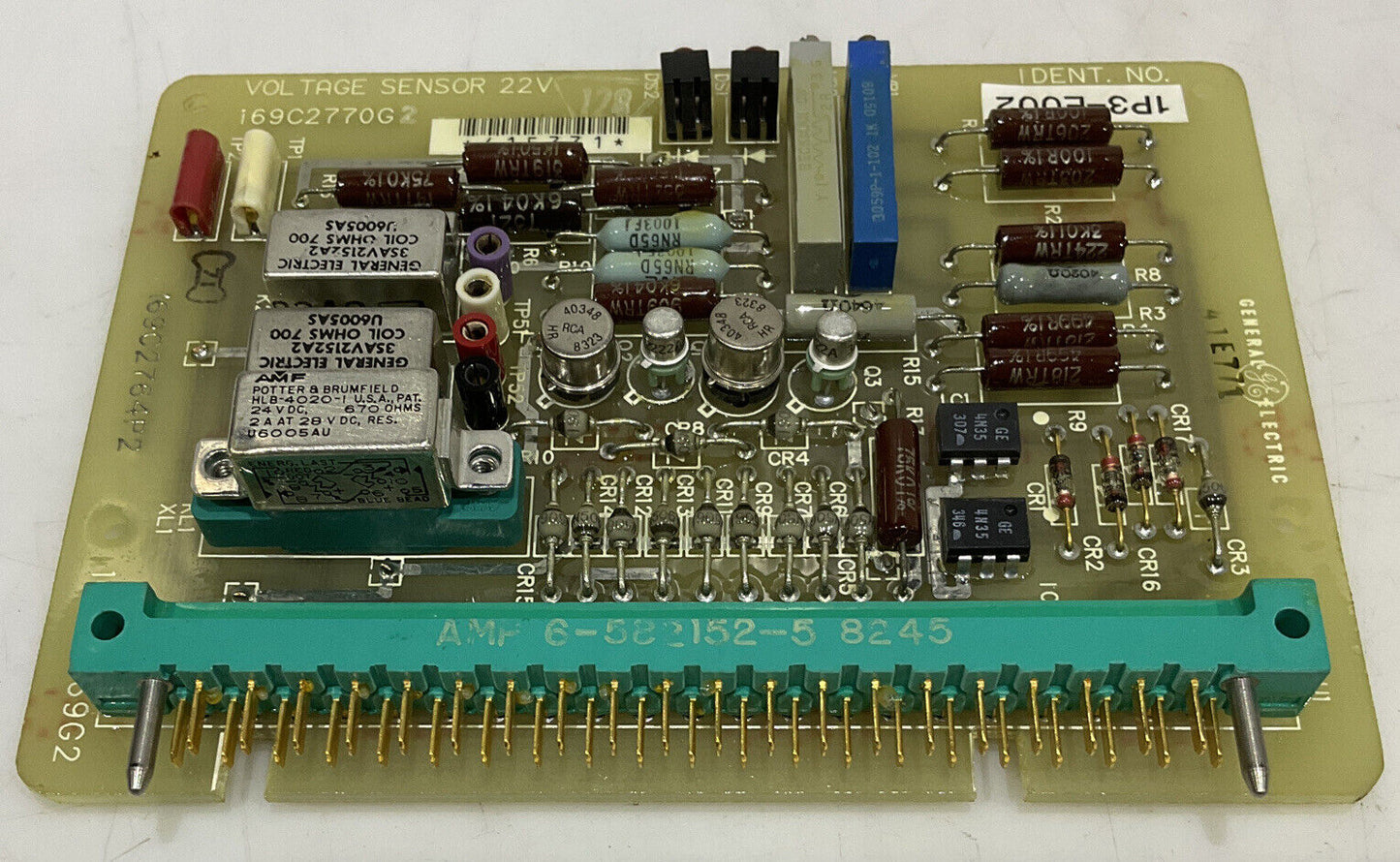 GENERAL ELECTRIC 1P3-E002 VOLTAGE SENSOR 22V 169C2770G2 373