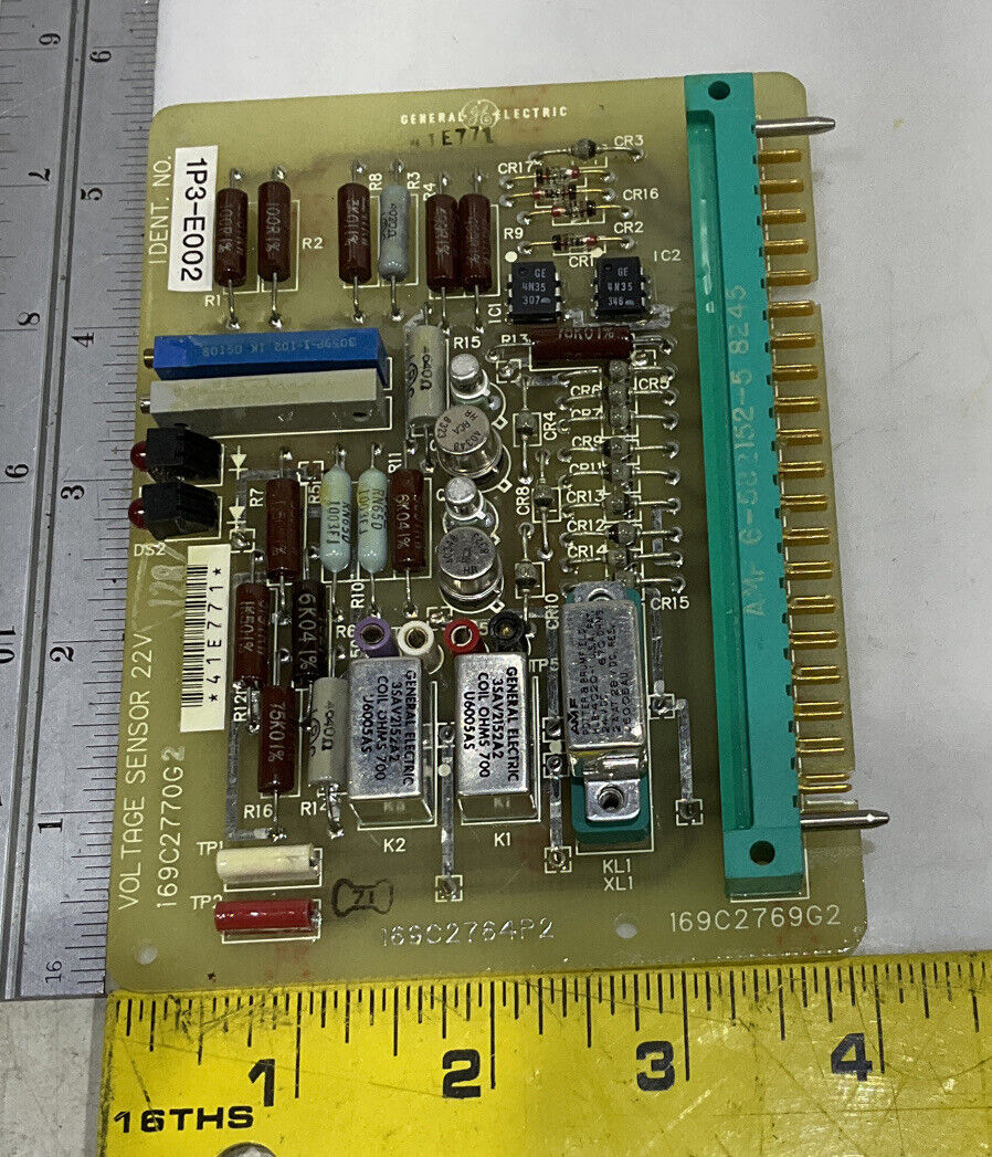 GENERAL ELECTRIC 1P3-E002 VOLTAGE SENSOR 22V 169C2770G2 373