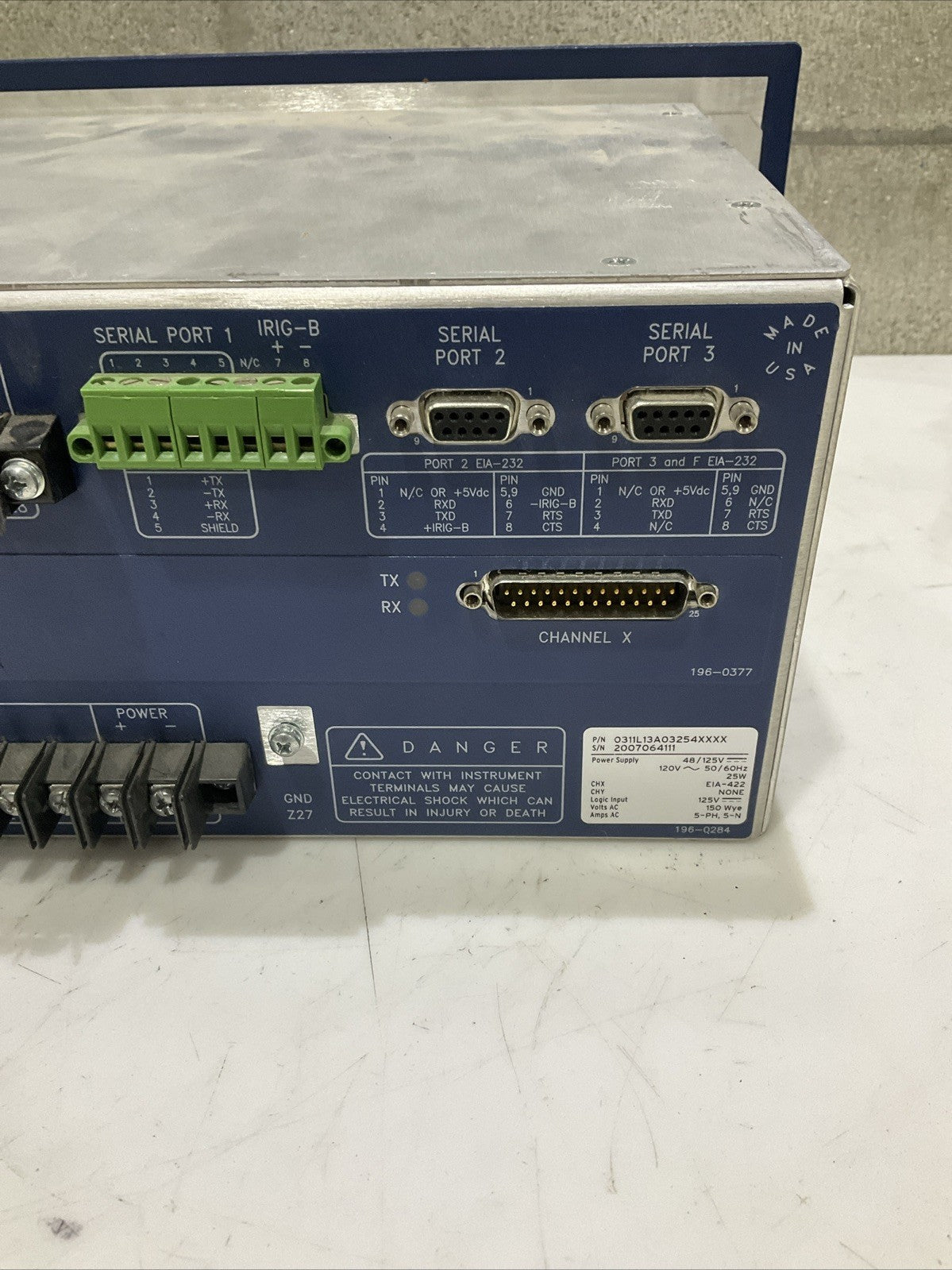 SEL-311L 0311L13A03254XXXX LINE CURRENT DIFFERENTIAL PROTECTION AUTOMATION UNIT