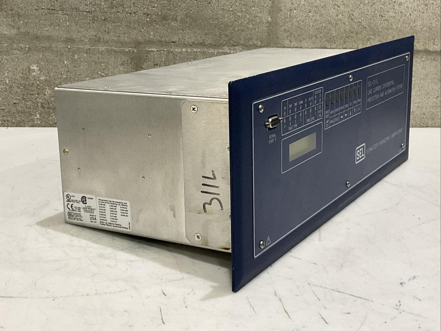 SEL-311L 0311L13A03254XXXX LINE CURRENT DIFFERENTIAL PROTECTION AUTOMATION UNIT