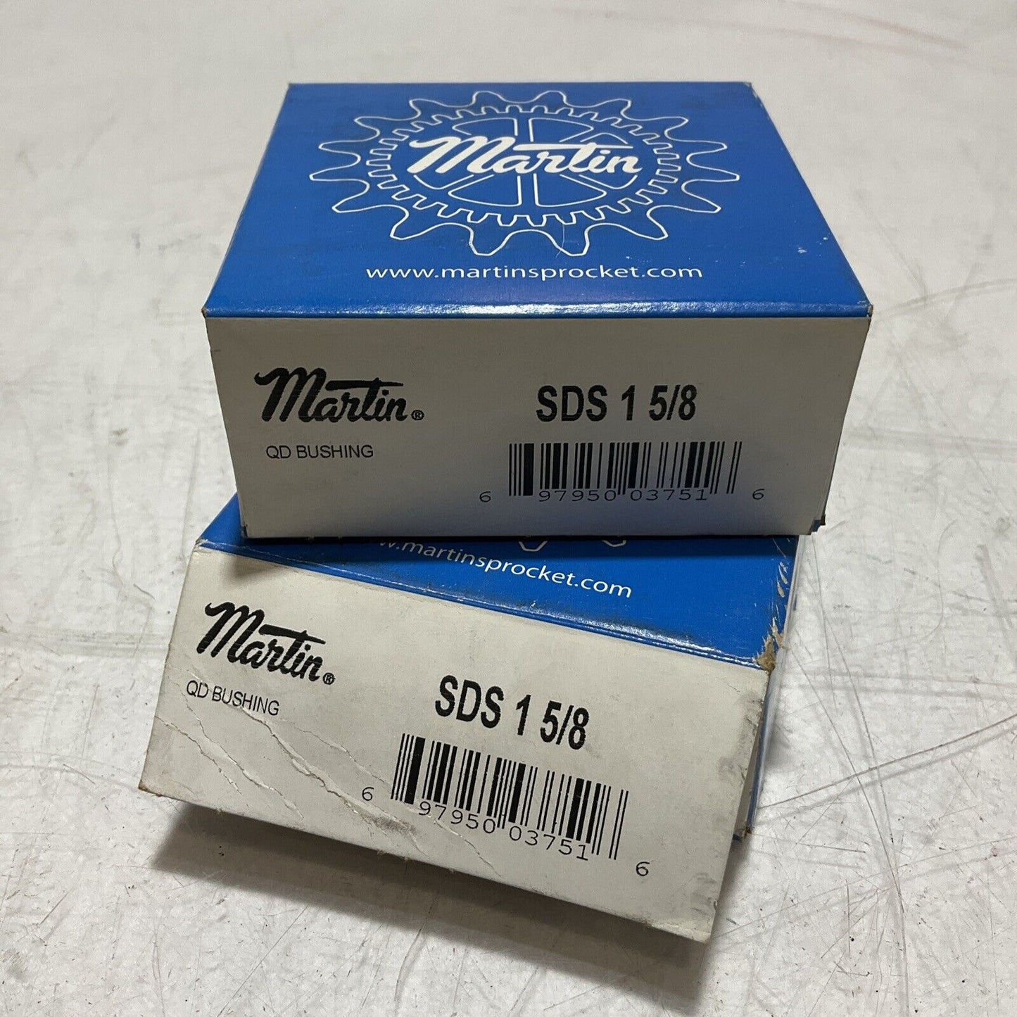 MARTIN SDS 1 5/8 MOUNTING PROCEDURE-QD BUSHING LOT OF 2 373-U3S