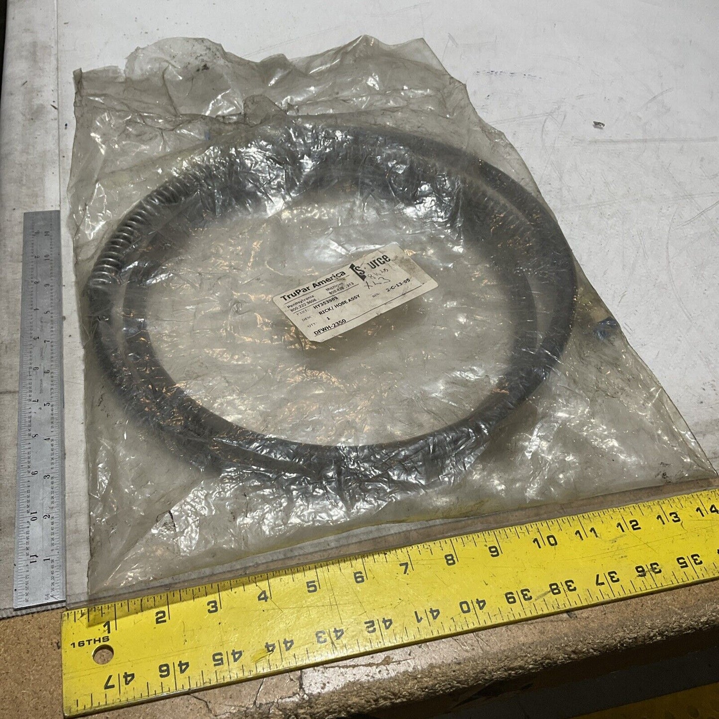 TRUPAR AMERICA HY353989 RICK HOSE ASSEMBLY U3S