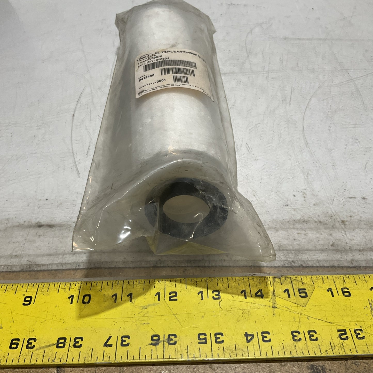 PALL ULTIPLEAT PROFILE PFY1UY060J MICRON FILTER ELEMENT LOT OF 2 U3S