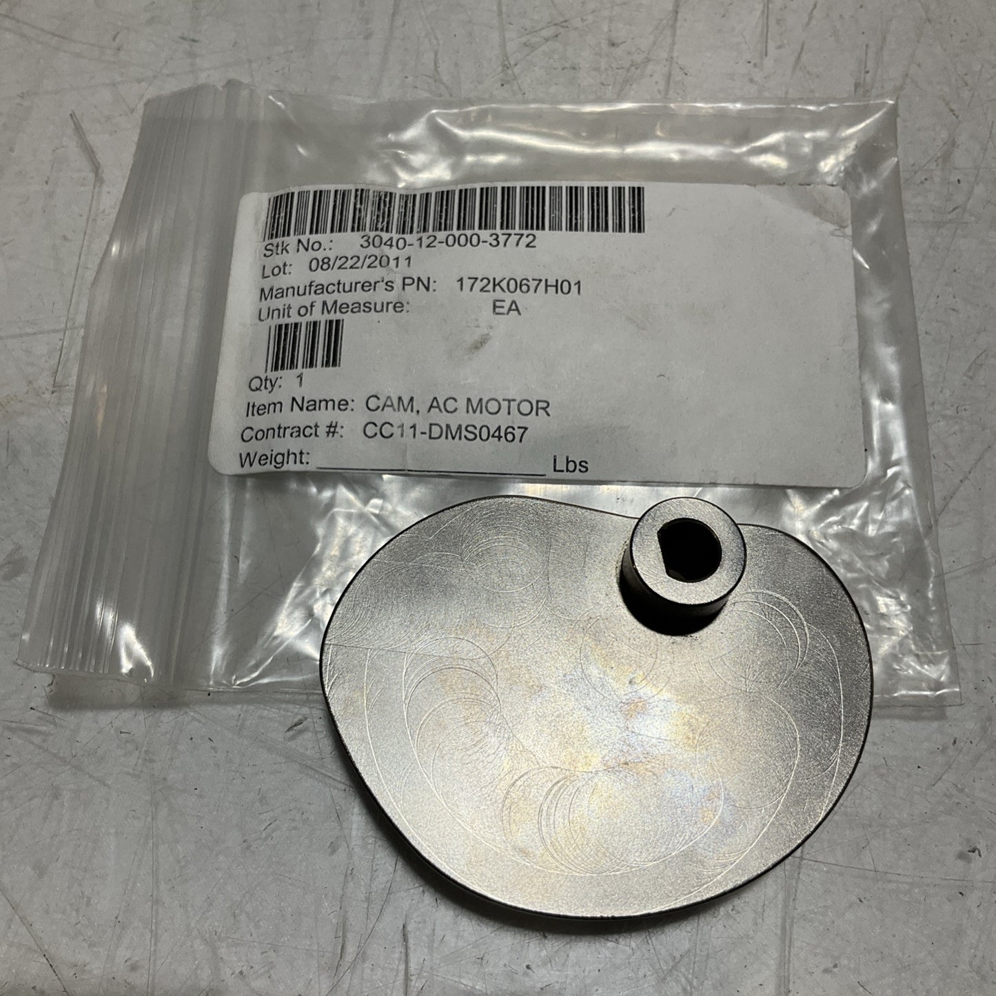 UNBRANDED 57219-172K067H01 AC MOTOR CAM LOT OF 3 U3S