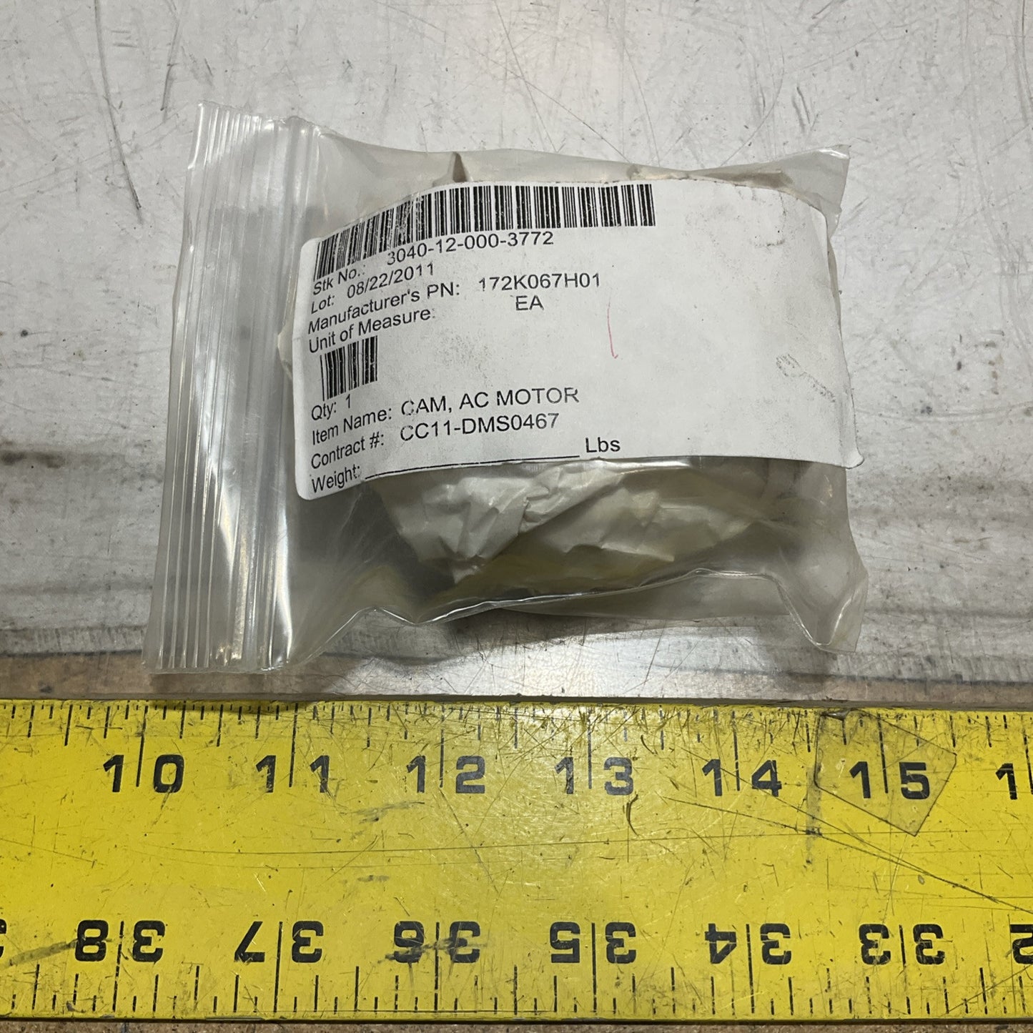 UNBRANDED 57219-172K067H01 AC MOTOR CAM LOT OF 3 U3S