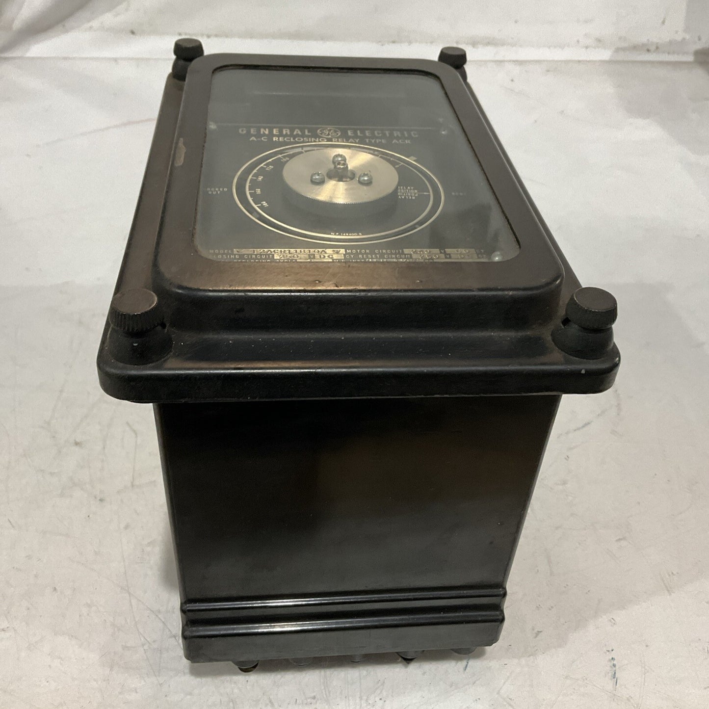 GENERAL ELECTRIC 12ACR11B10A A-C RECLOSING RELAY TYPE ACR 222-U3S
