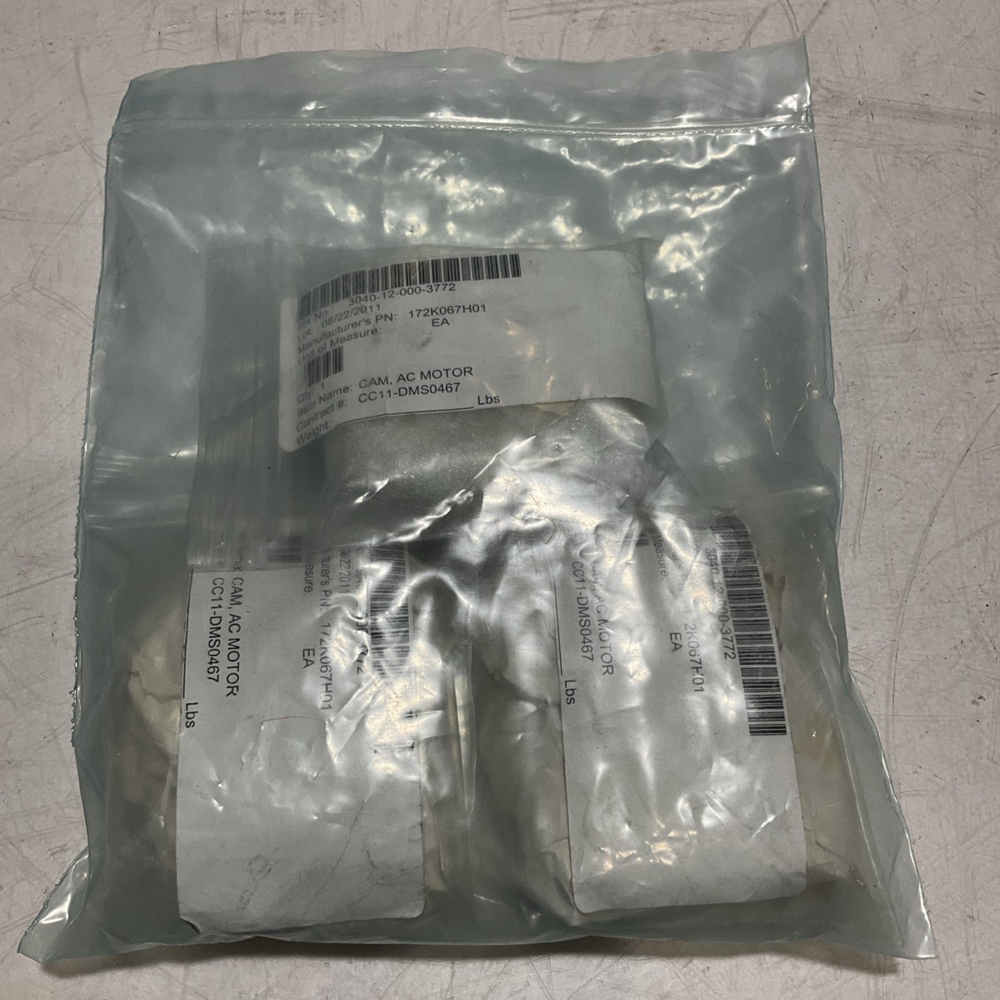 UNBRANDED 57219-172K067H01 AC MOTOR CAM LOT OF 3 U3S