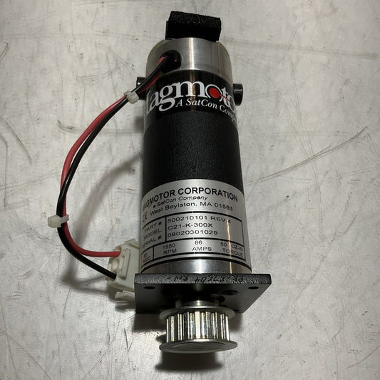 MAGMOTOR  CORPORATION  500210101- C21-K300X SERVO MOTOR  90V/DC U3S