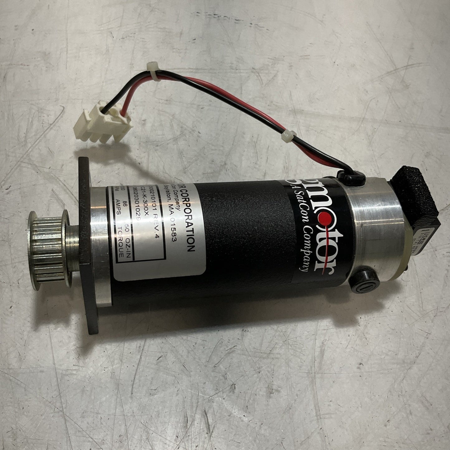 MAGMOTOR  CORPORATION  500210101- C21-K300X SERVO MOTOR  90V/DC U3S